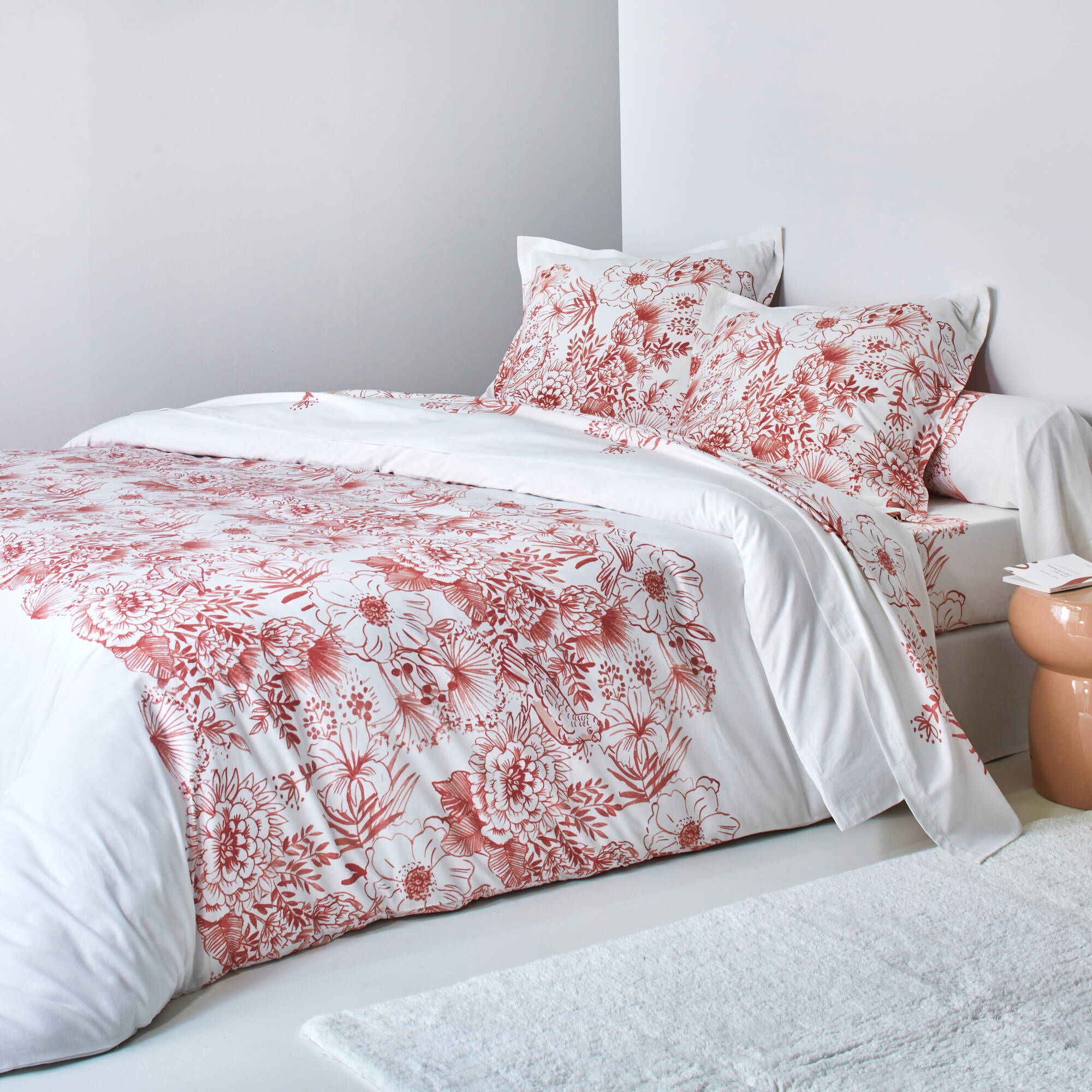 Linge de lit Lydia en coton imprimé - Blancheporte