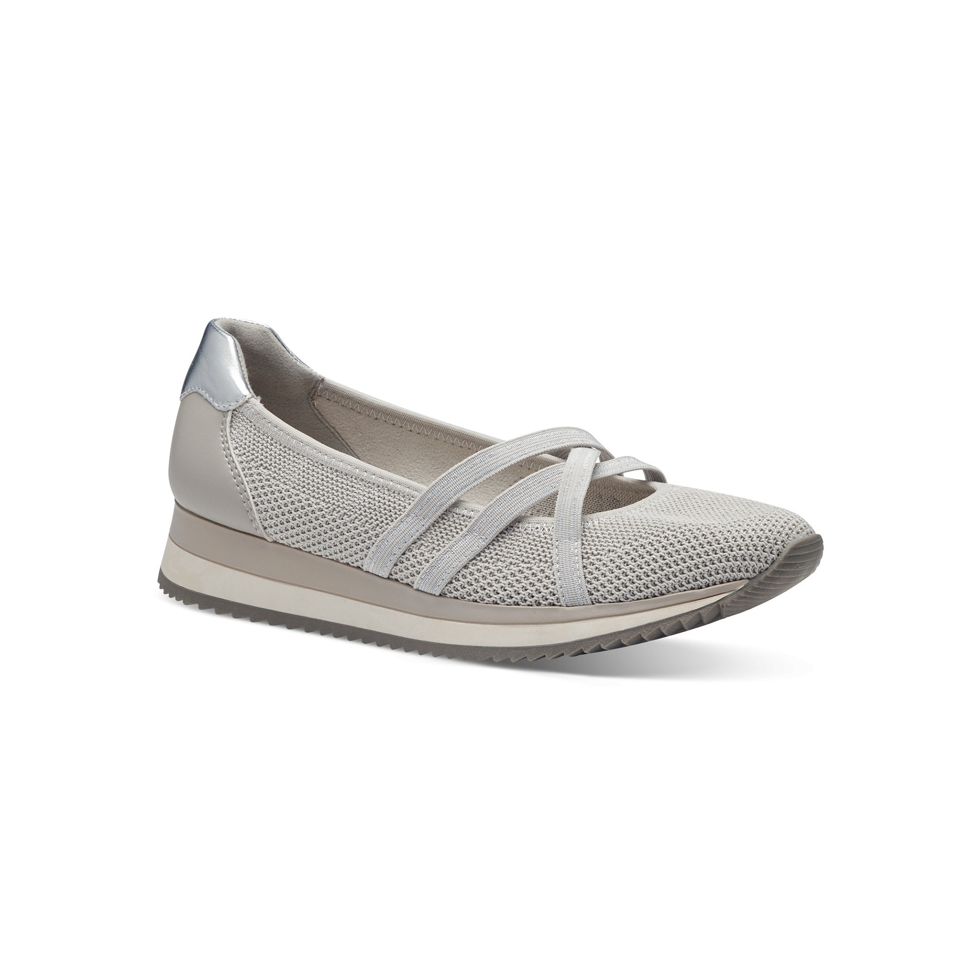 Ballerines à petit compensé Jana® - 39 - Argent - Jana