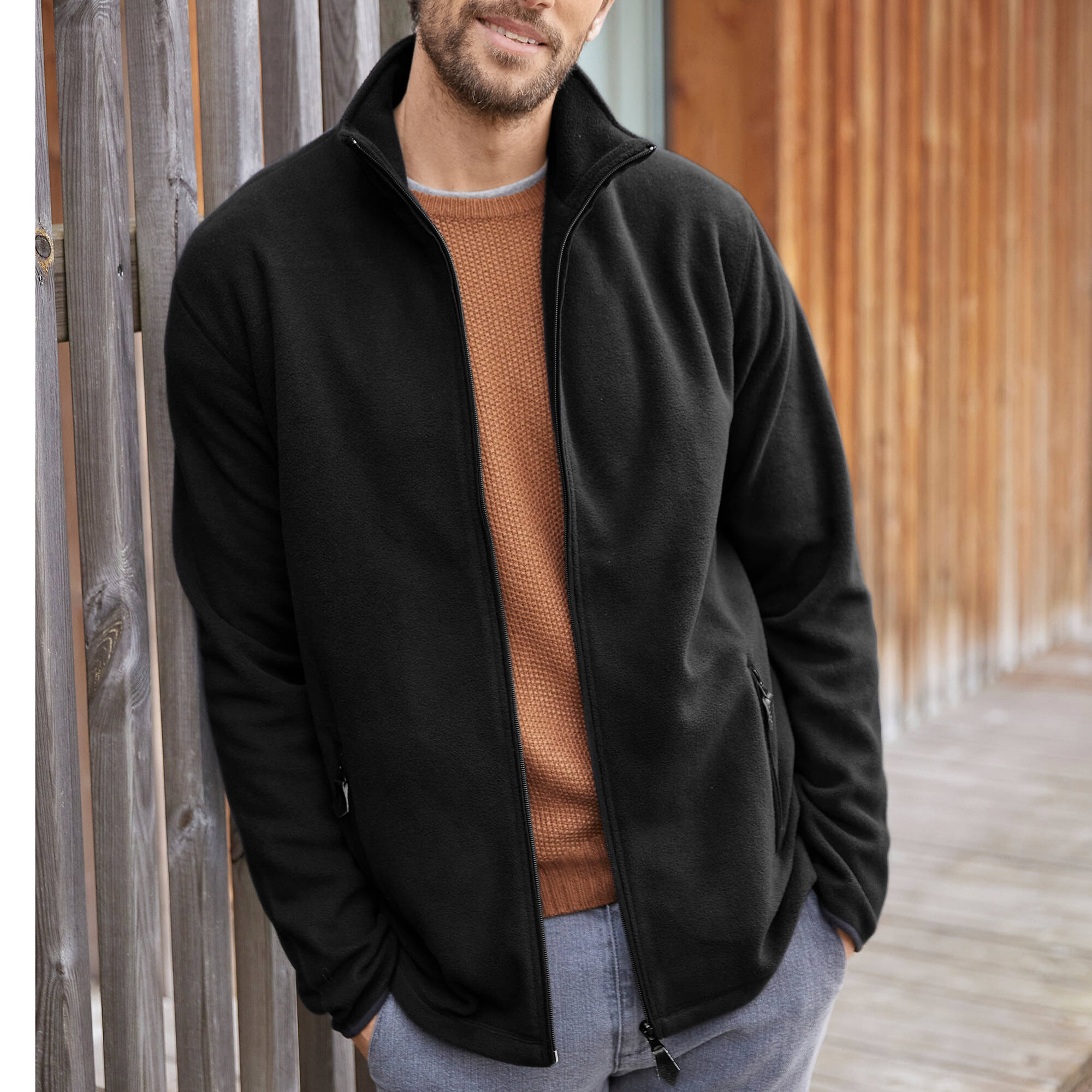 Veste Polaire Homme Aigle Blouson Polaire Homme HRM Micro