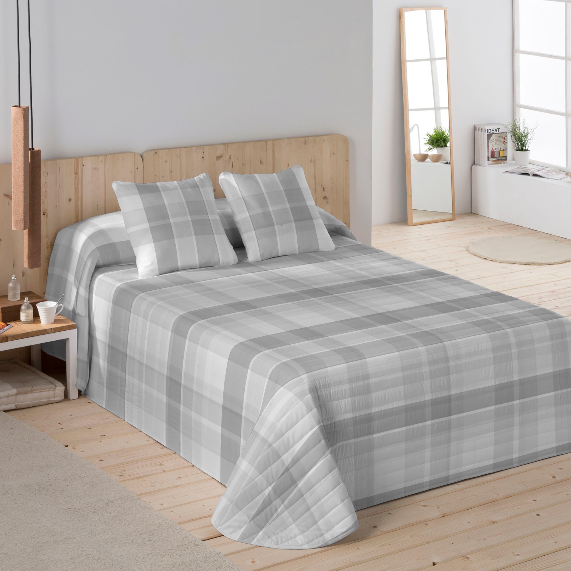 Couvre-lit Matelassé Imprimé Esprit Montagne - Blancheporte