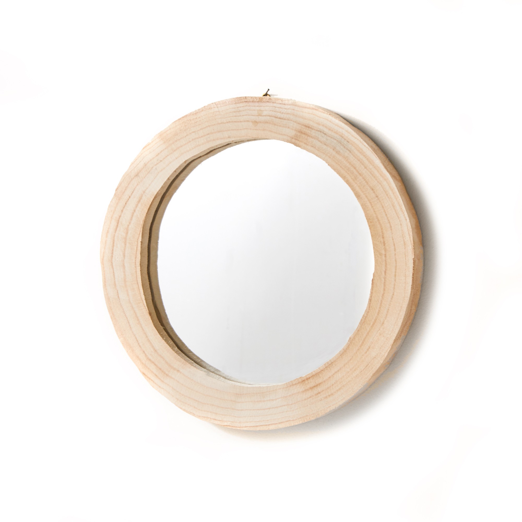 Miroir Rond En Bois Naturel - Blancheporte