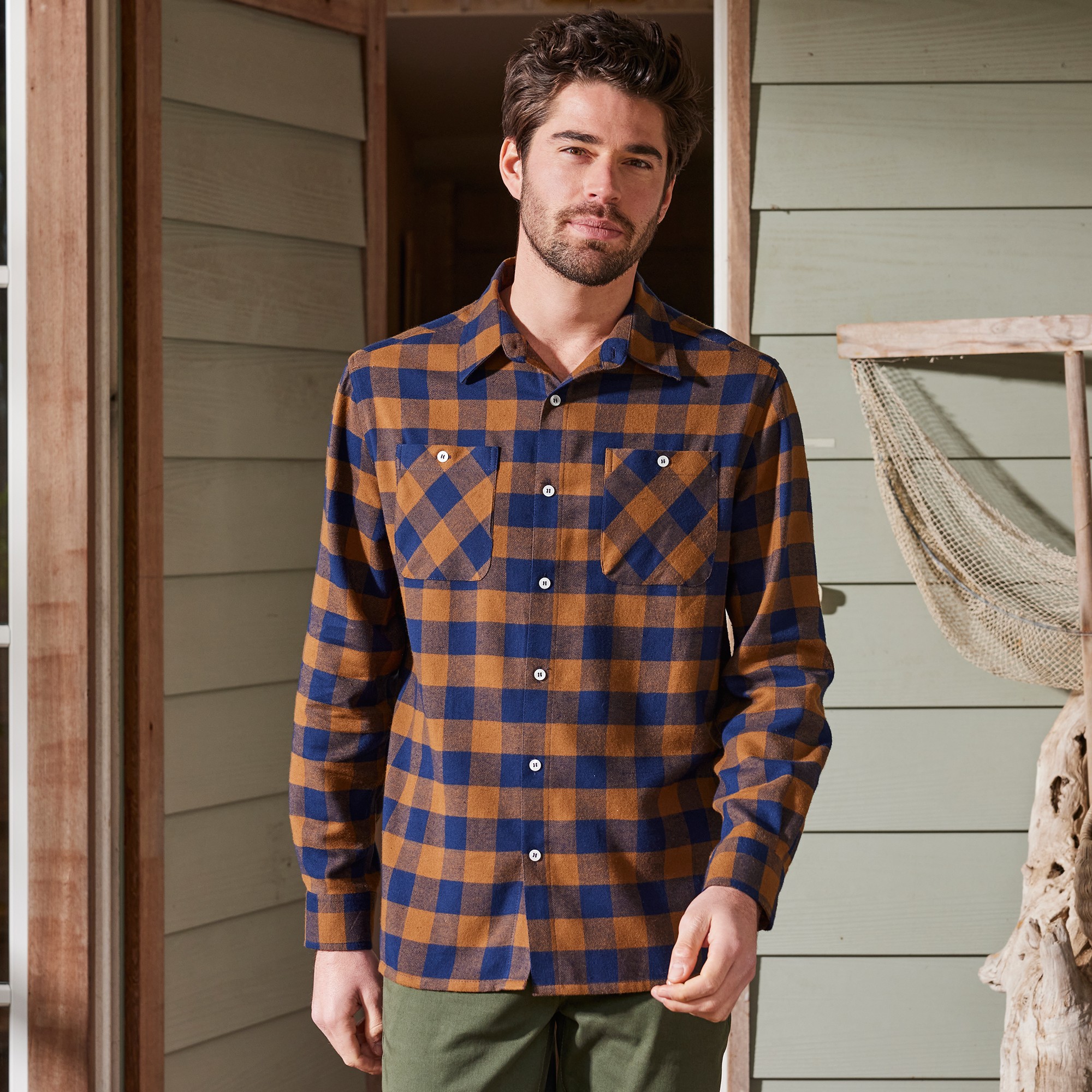 Chemise Carreaux Écossais Flanelle - Blancheporte