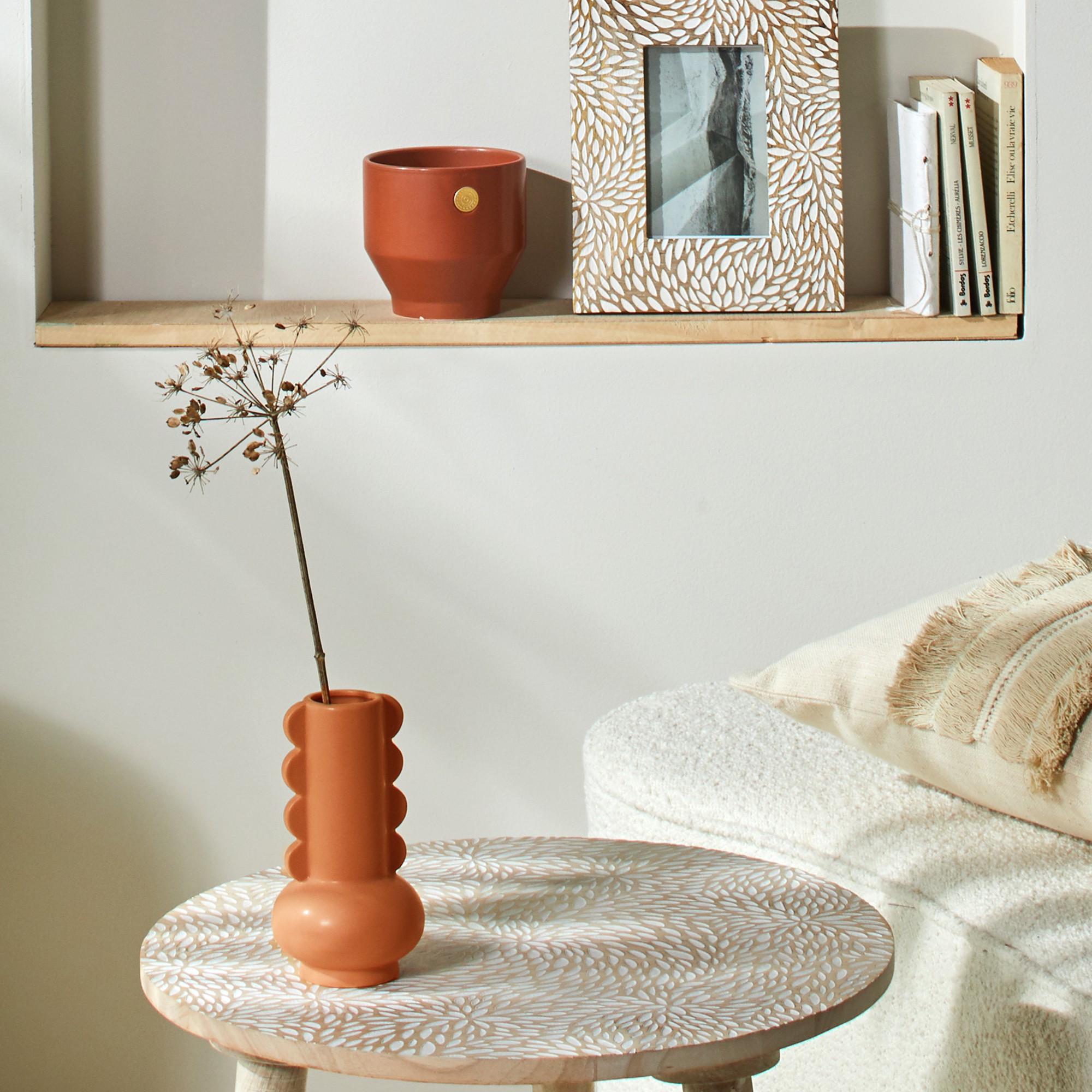 Vase Soliflore En Céramique - Hauteur 15 Cm - Blancheporte