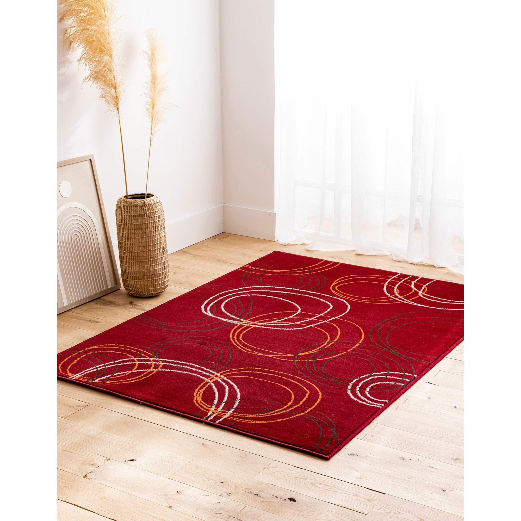 Tapis motifs graphiques 100% laine, Melko - Décoration