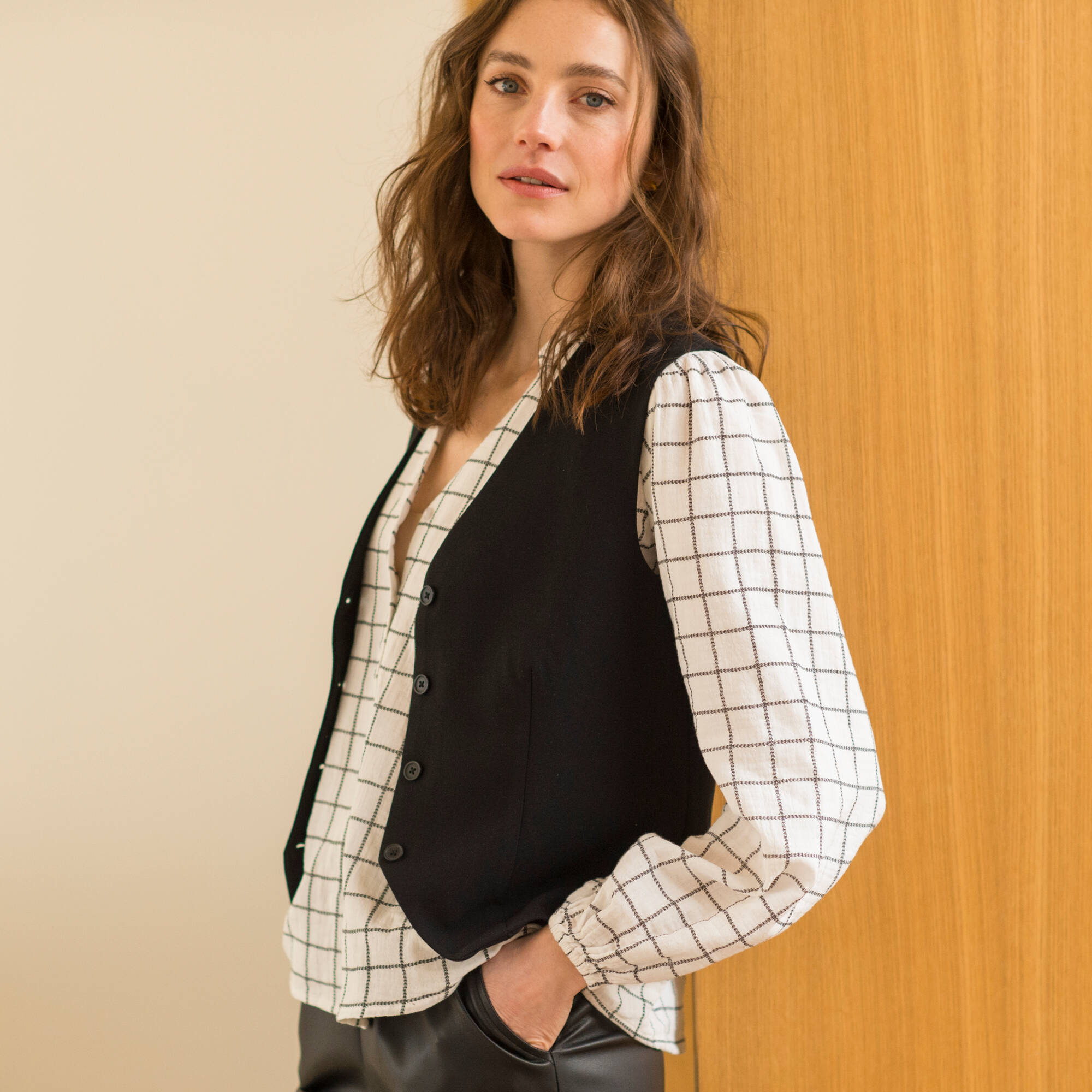 Gilet sans manches uni - Blancheporte 36 €