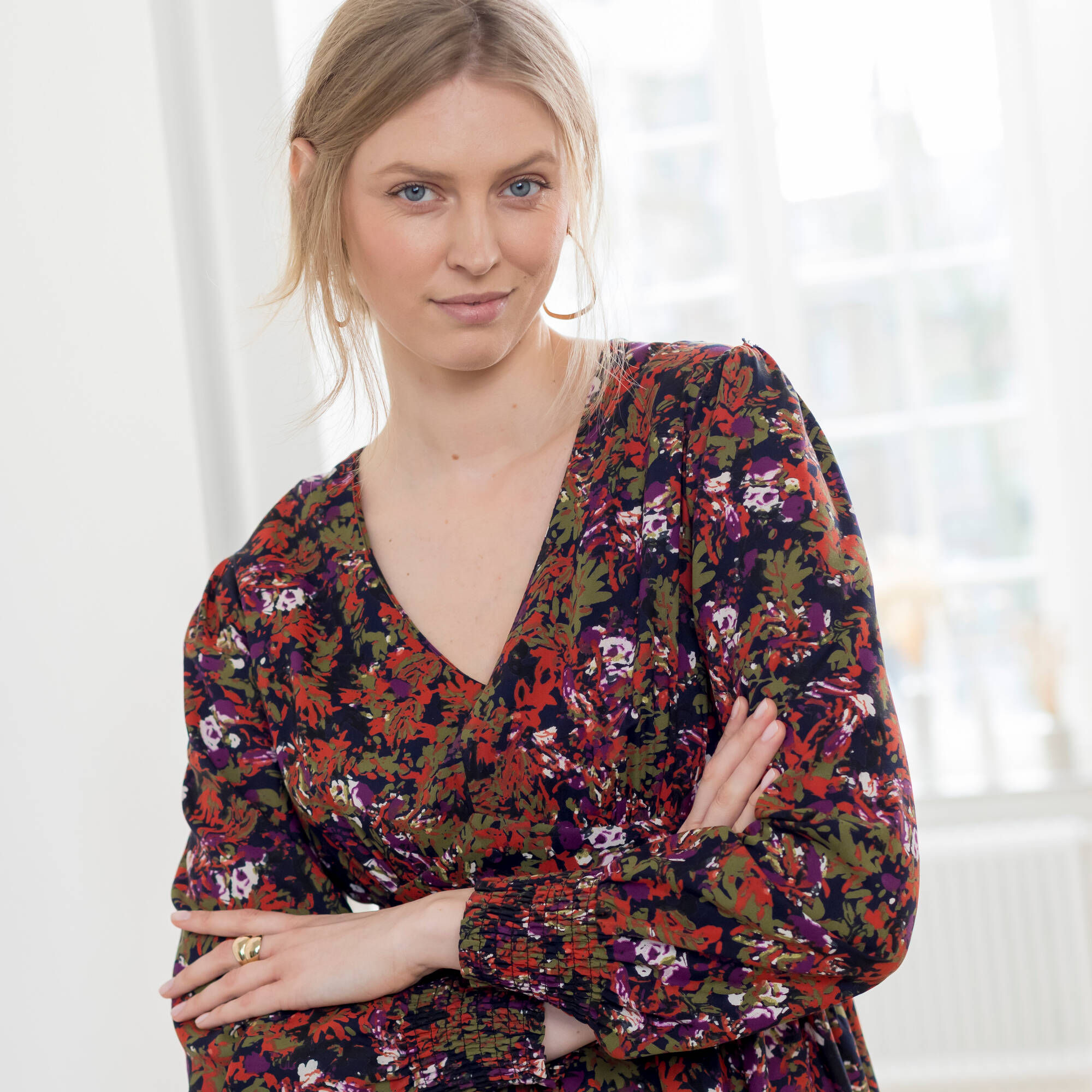 Robe D'Été Paprika à Motifs Géométriques - Taille 44 (3) - Coton - Neuf Sans Étiquettes