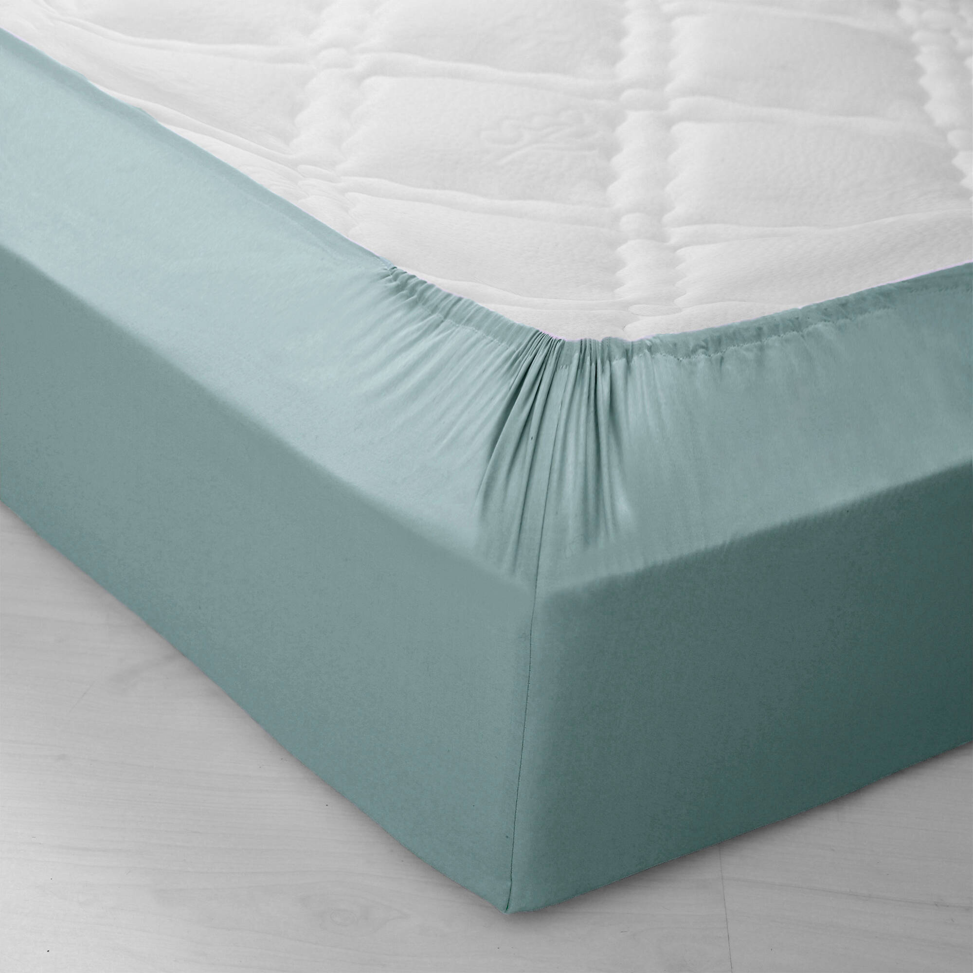 Drap-housse uni coton bonnet 32 cm - Blancheporte
