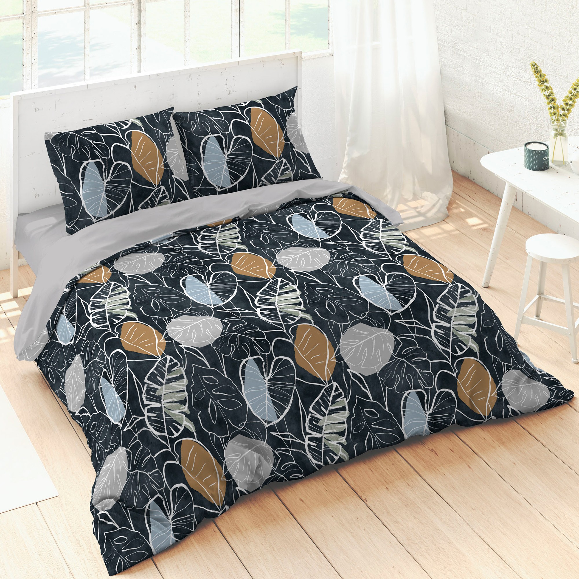 Linge De Lit Diana Imprimé Feuilles - Coton - Blancheporte