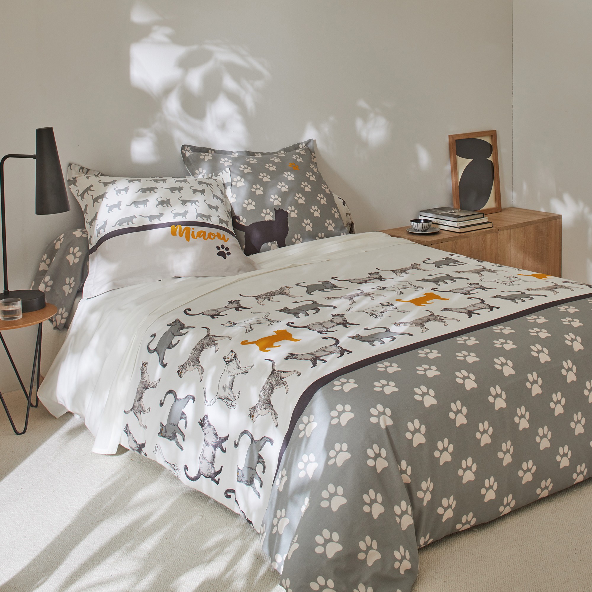 Linge De Lit Robby Imprimé Chats - Coton - Blancheporte