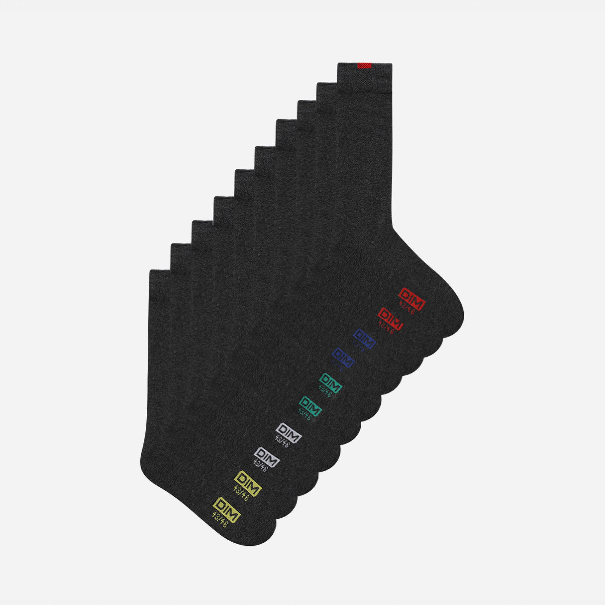 Mi-chaussettes coton mlang EcoDIM - lot de 5 paires - Blancheporte 16$