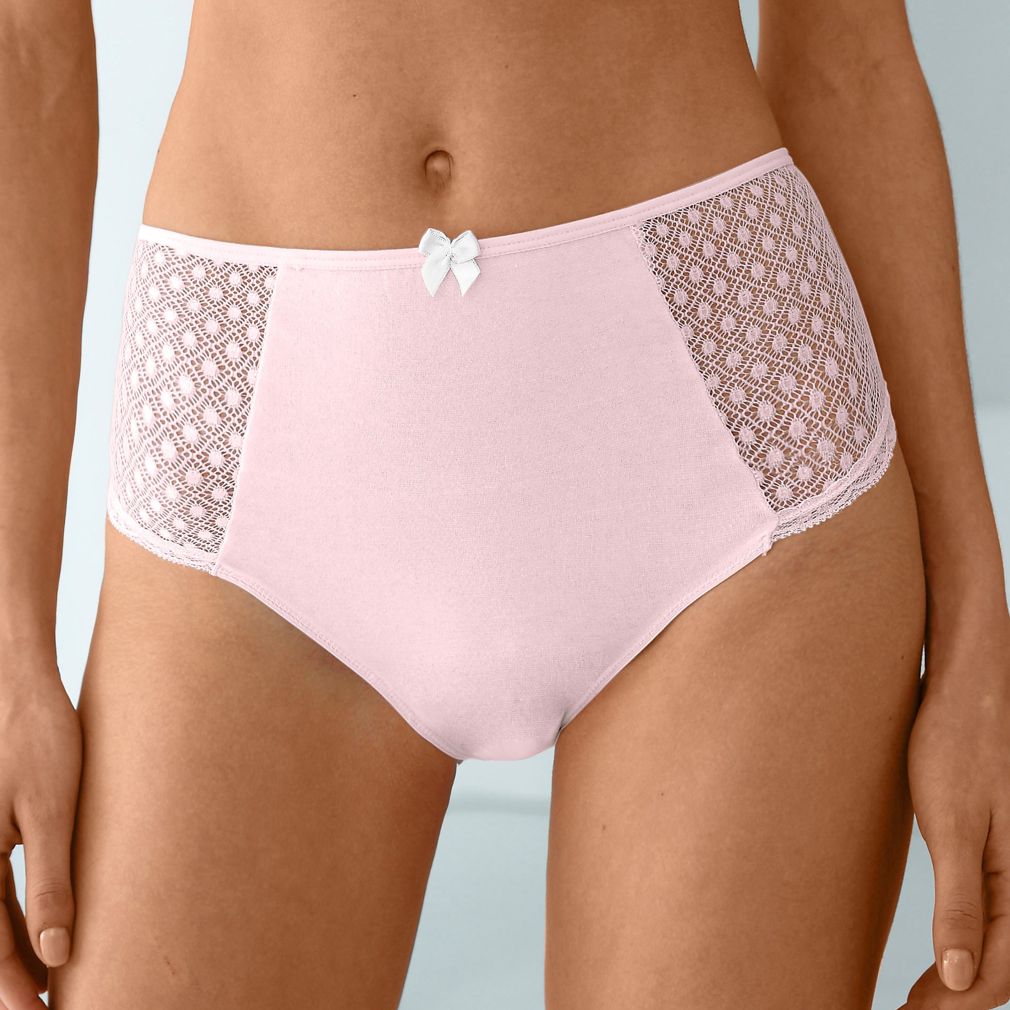 Culotte Maxi Dentelle Coton Uni Tropea - Lot De 4 - Confidence Lingerie