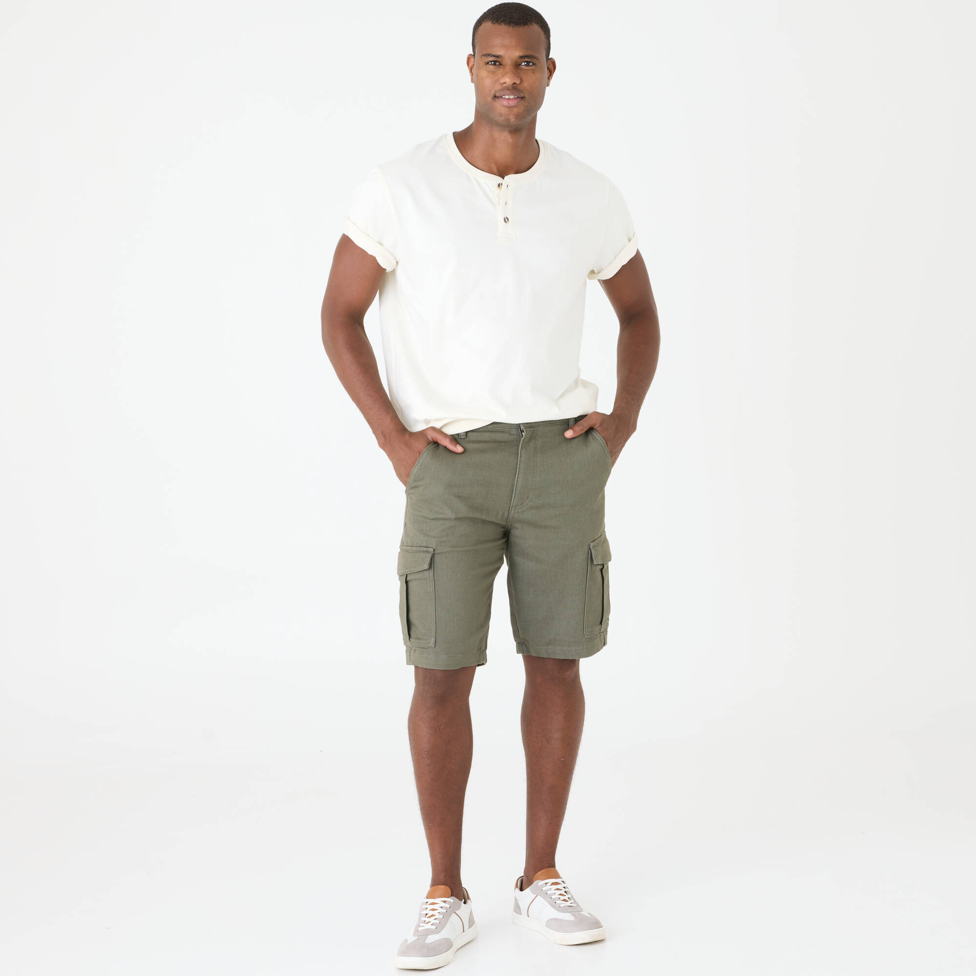Bermuda cargo en serg ultra stretch - Blancheporte 35$