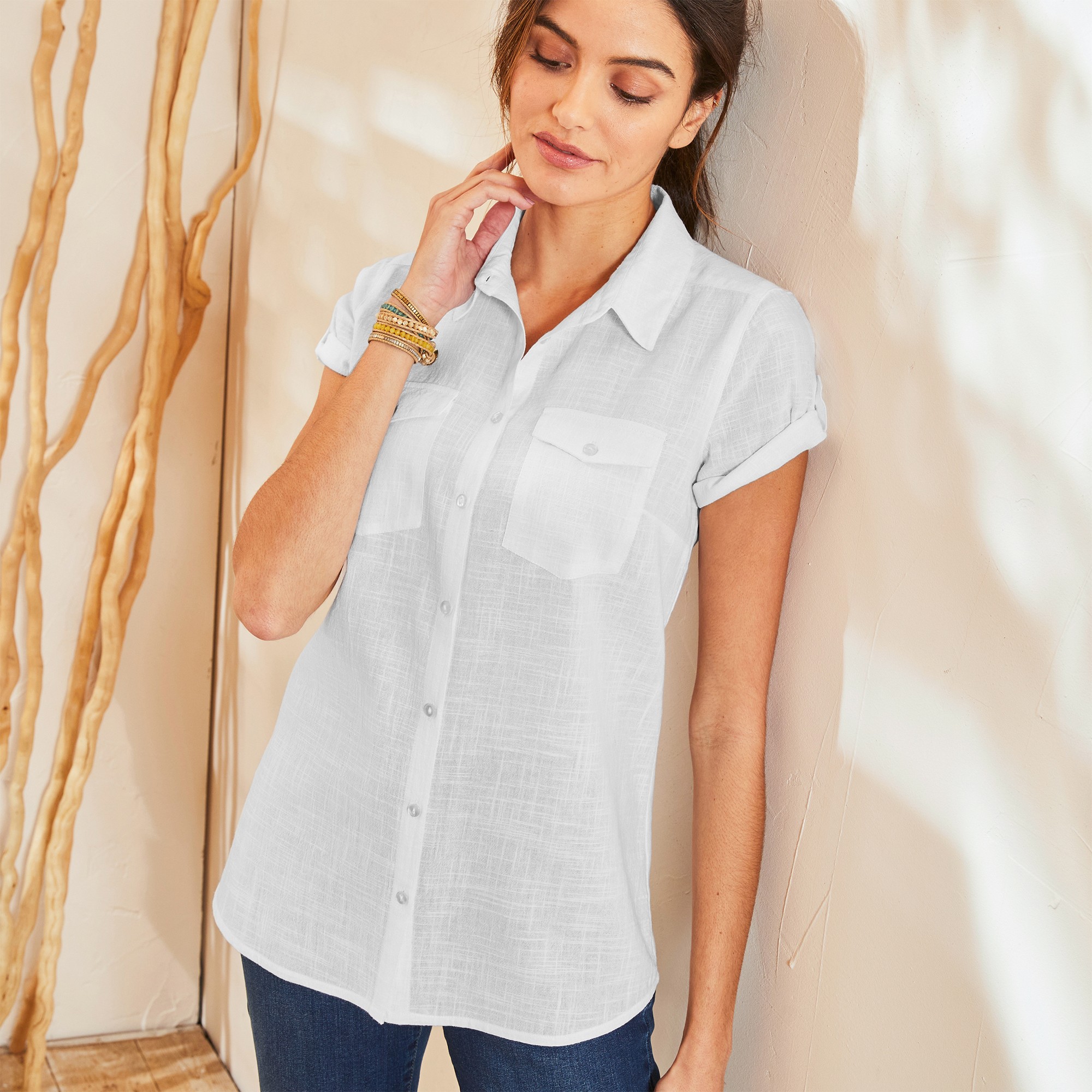 Blanche porte chemisiers femme new arrivals
