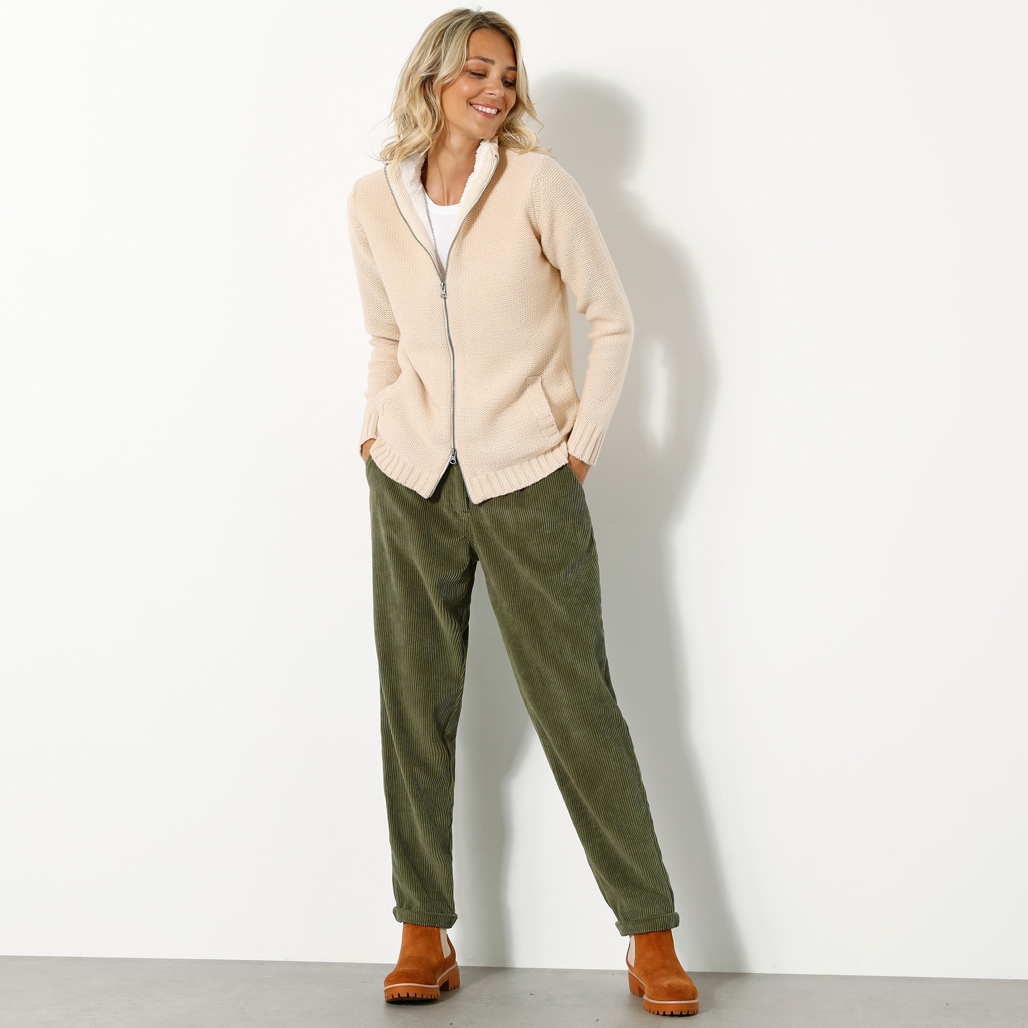 Gilet zippé femme discount blancheporte