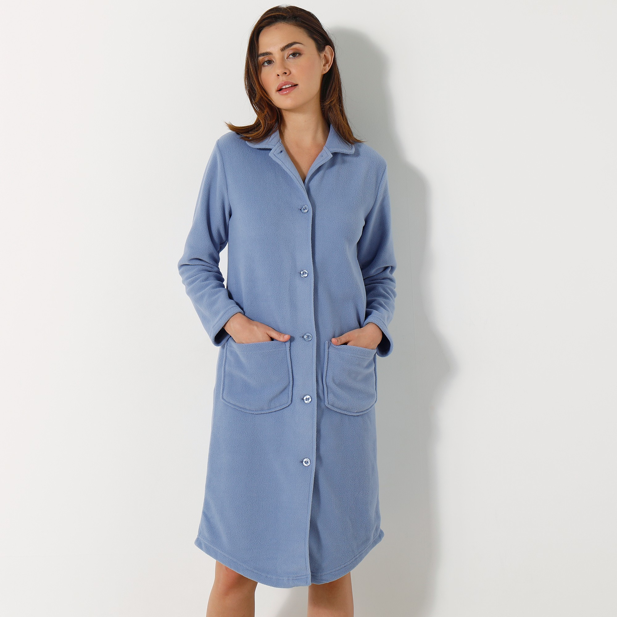 Peignoir boutonne shop