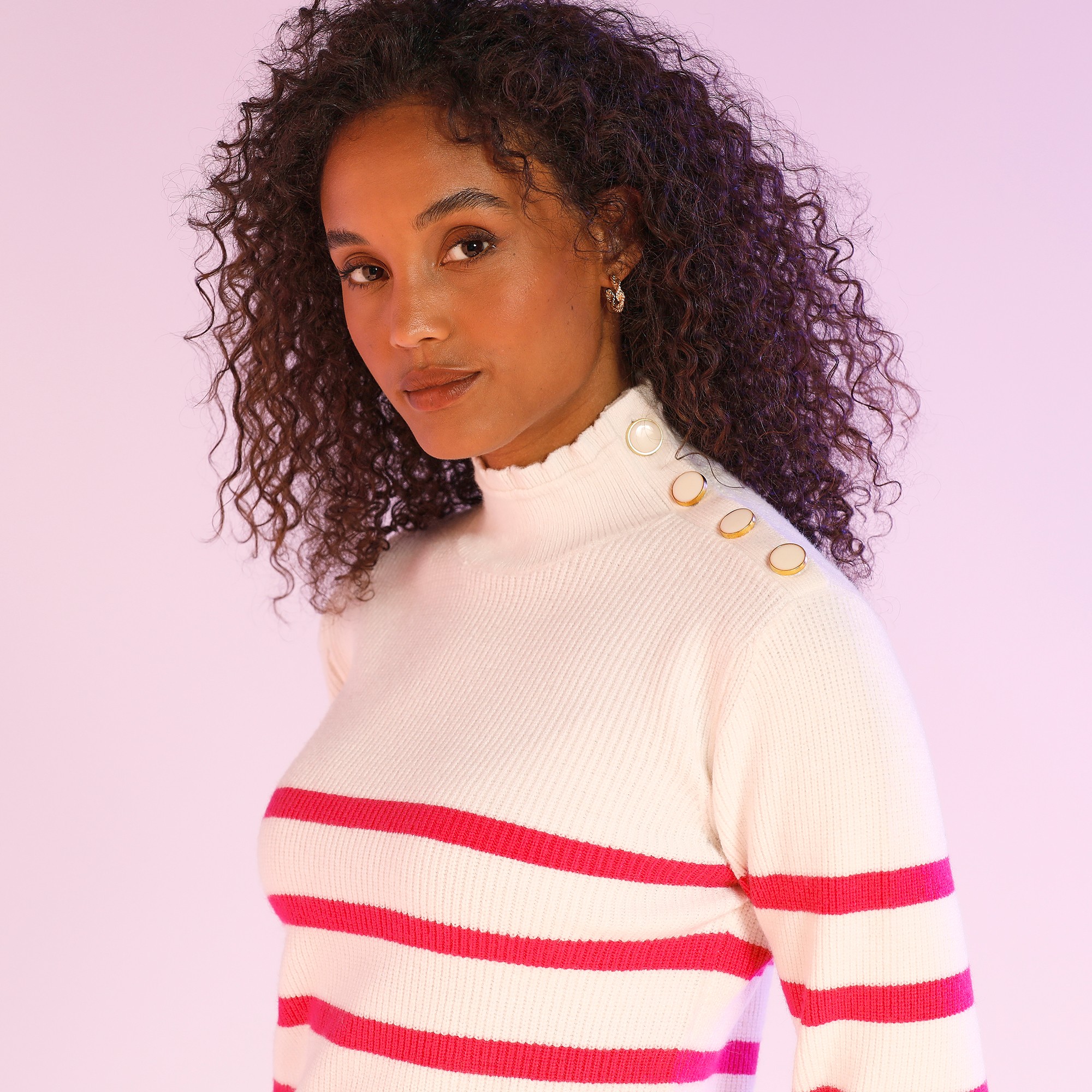 Pull Raye? Col Montant - Blancheporte