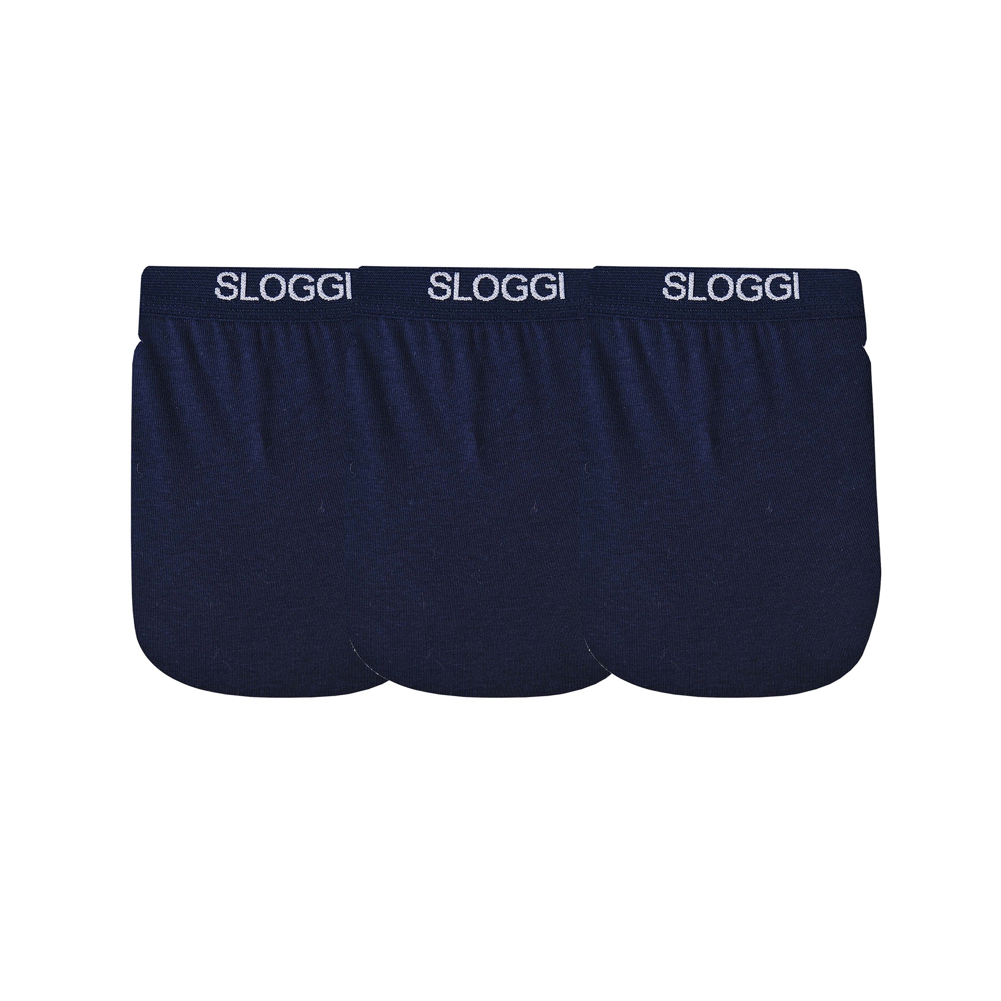 Slip ouvert maxi - lot de 3 - 103/108 - Bleu - Sloggi