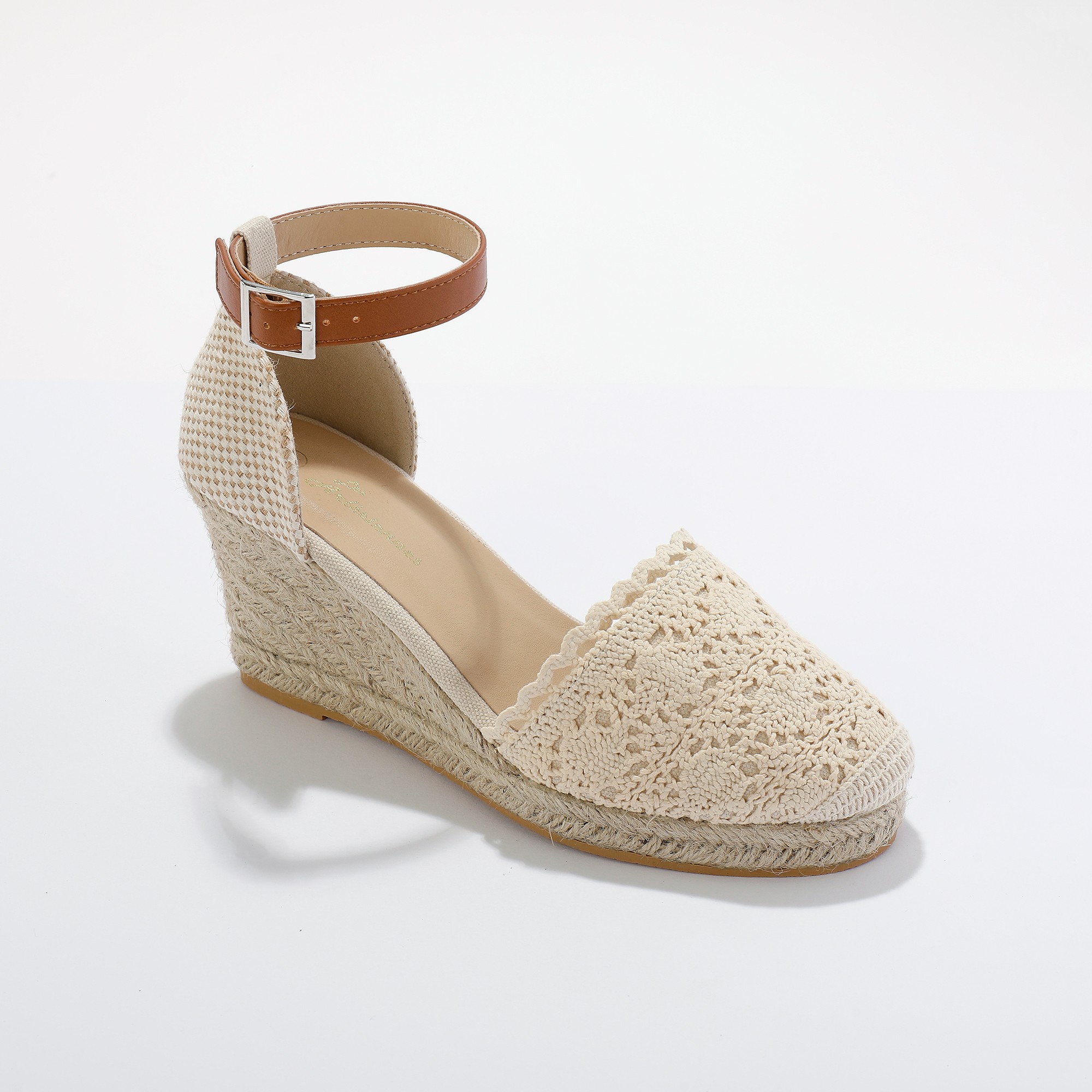 Sandales Compensées Macramé Semelle Corde - Blancheporte