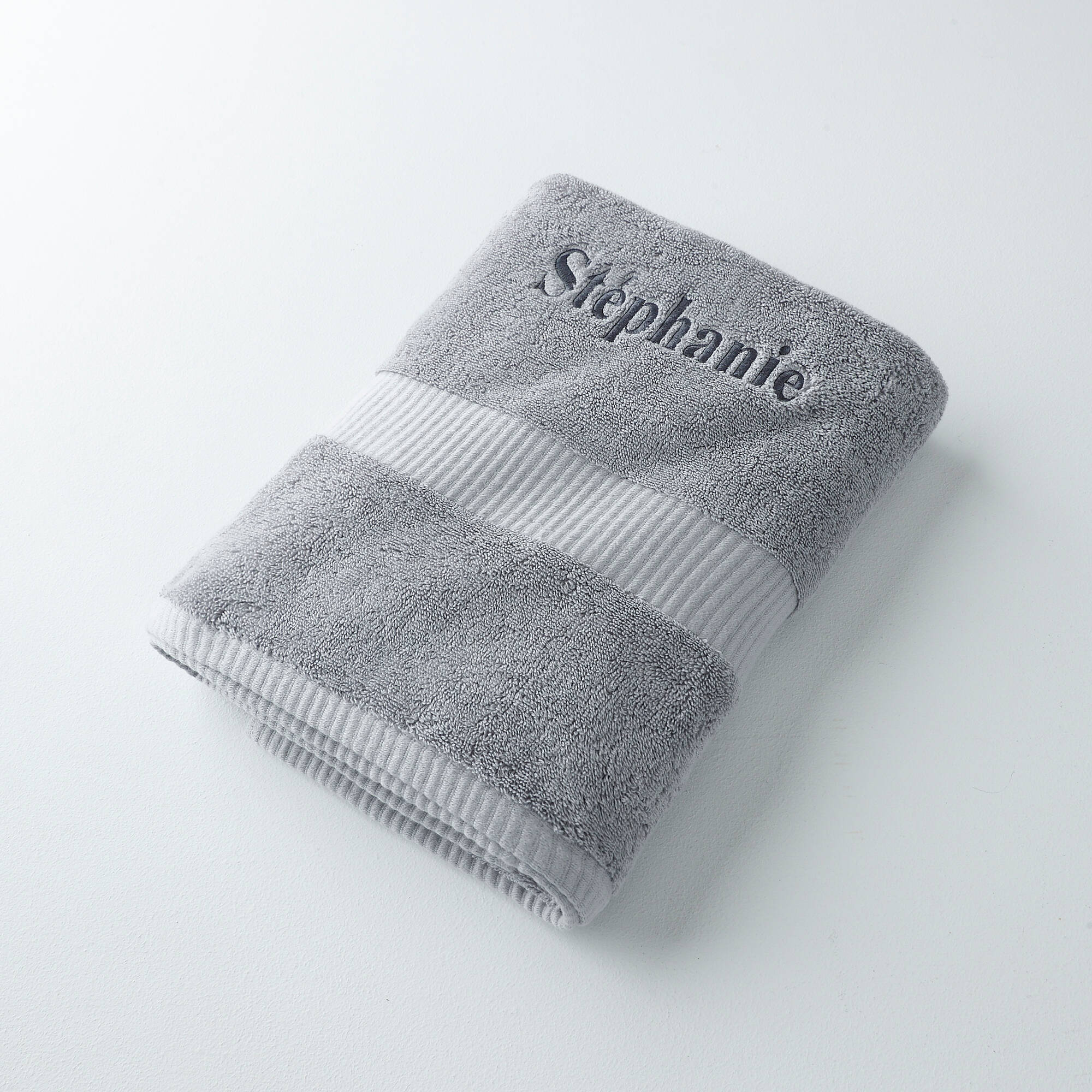 Collection serviettes de bain 640 g/m2 personnalisables confort extra moelleux - Blancheporte