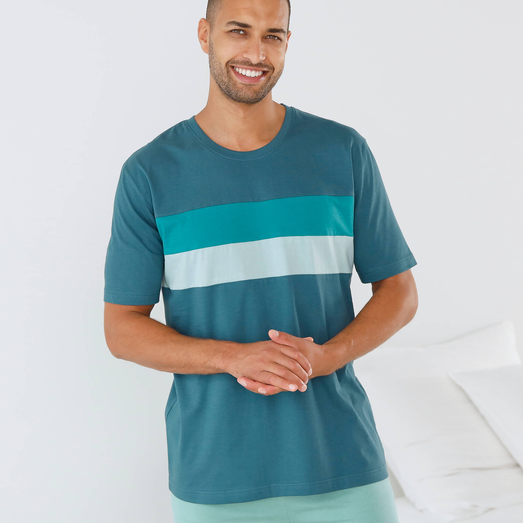 T-shirt pyjama manches courtes - Blancheporte
