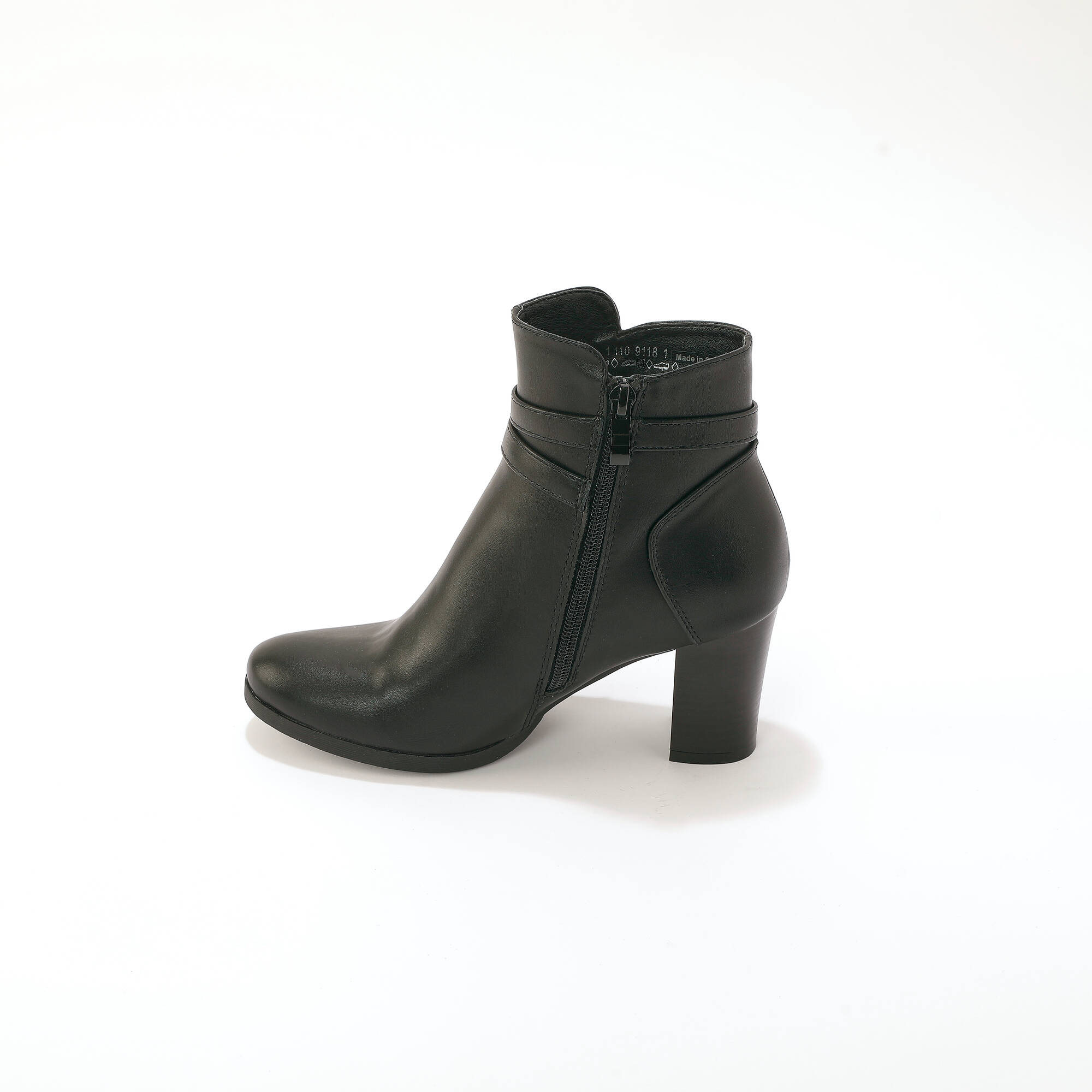 Boots talon bride cheville fantaisie - Blancheporte 60 €
