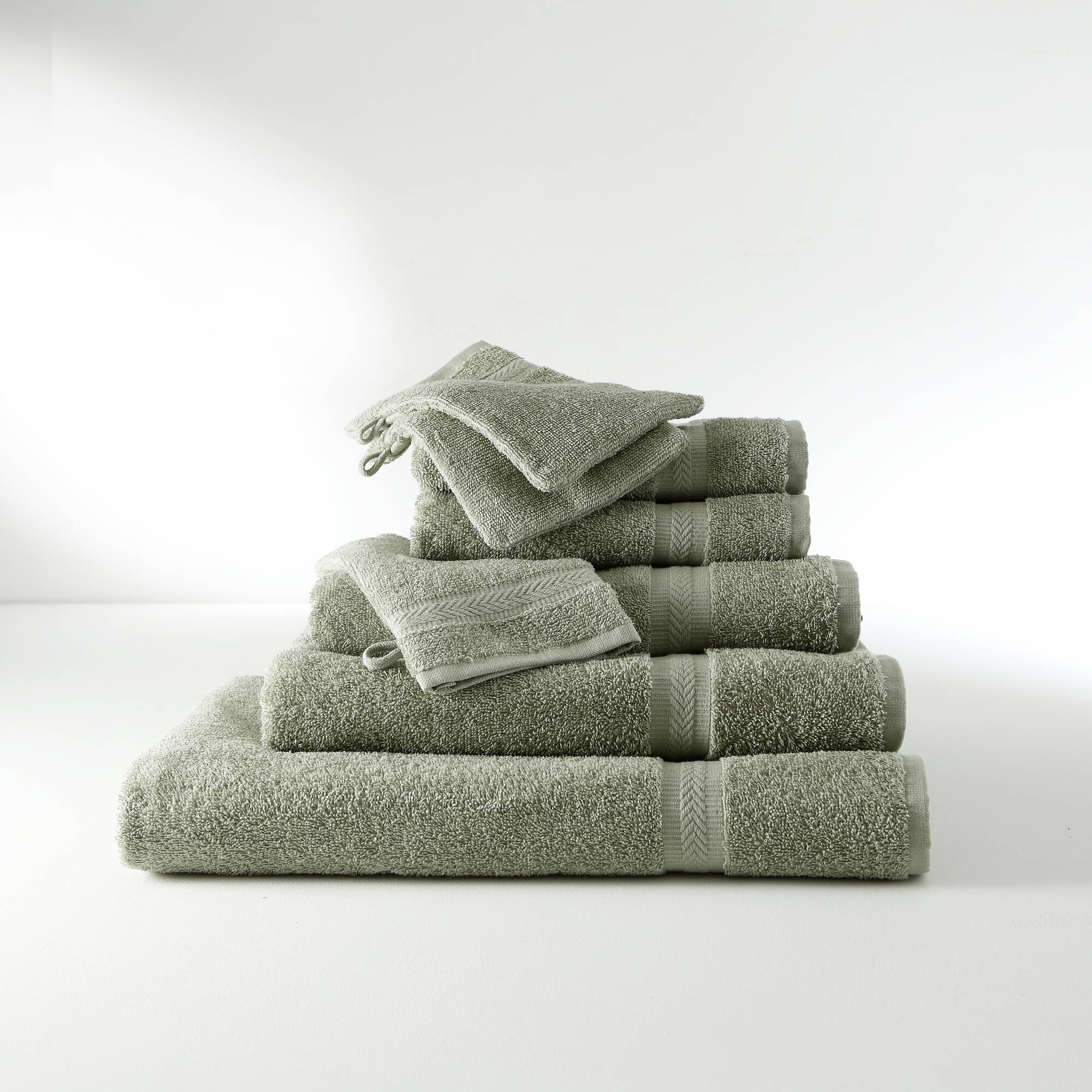 Collection serviettes de bain unies - confort moelleux 420 g/m² - Blancheporte