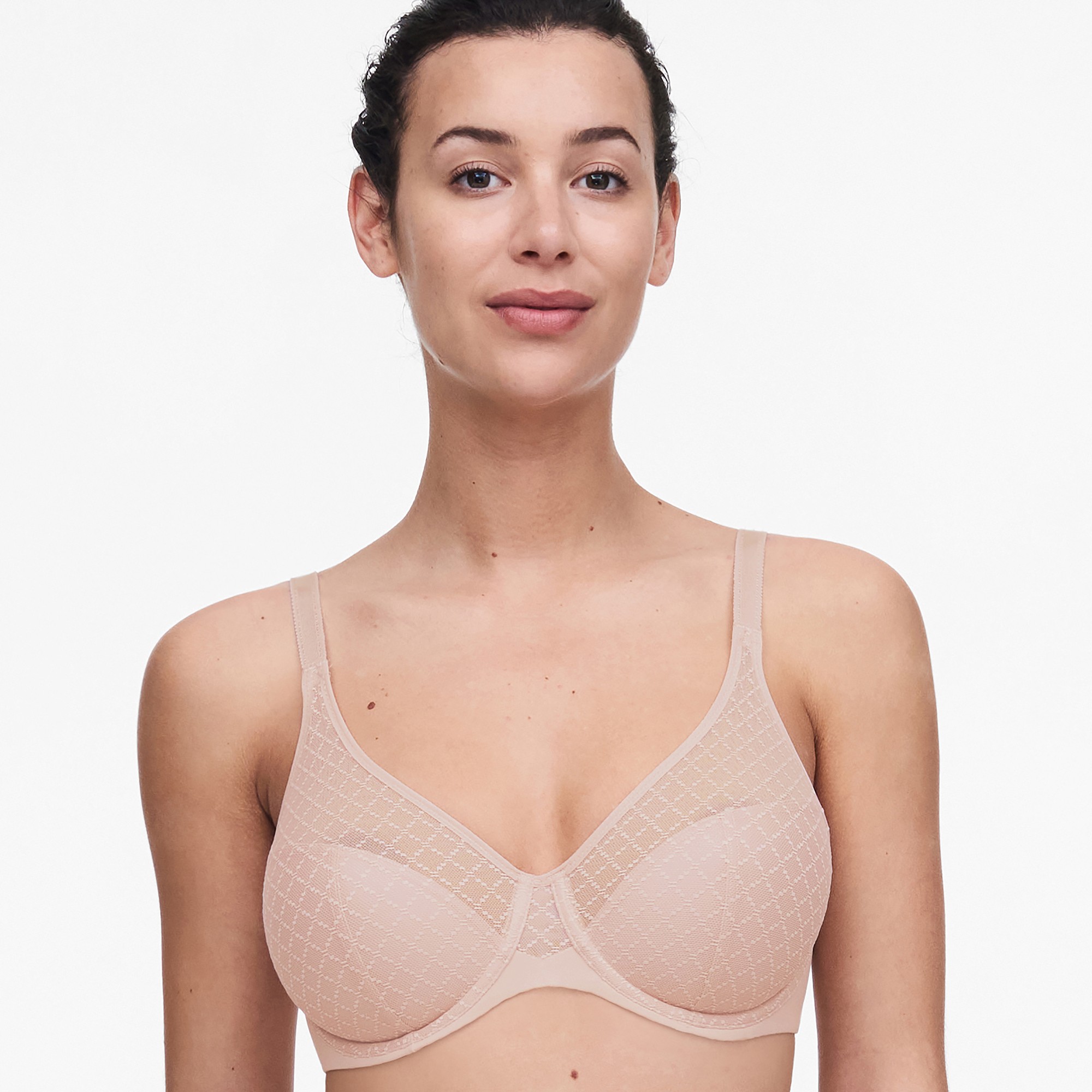 Soutien-gorge moulé emboîtant Norah Chic, avec armatures - 105 - Beige - Chantelle