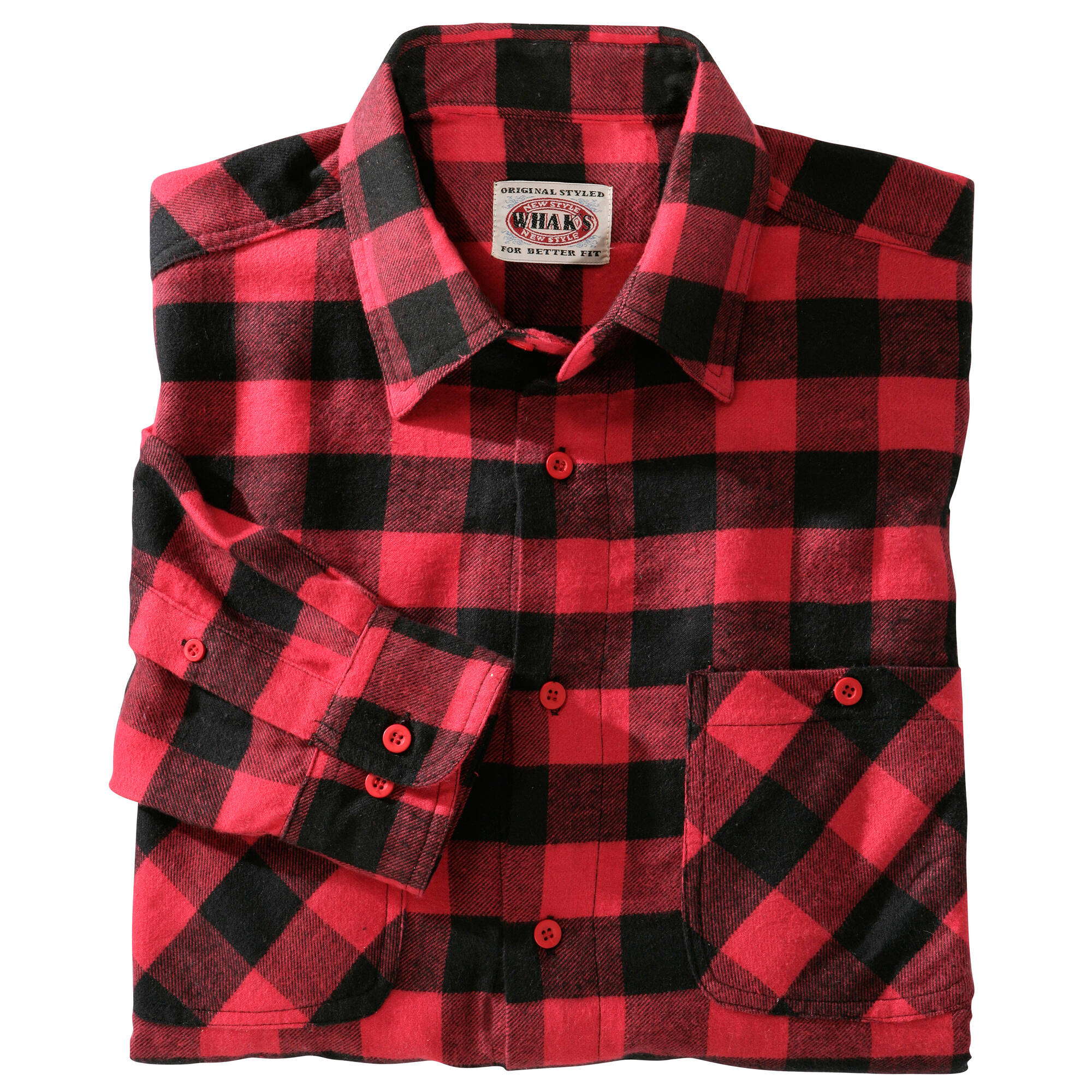 La chemise flanelle carreaux buffalo terreux Coupe relaxe | Lindbergh