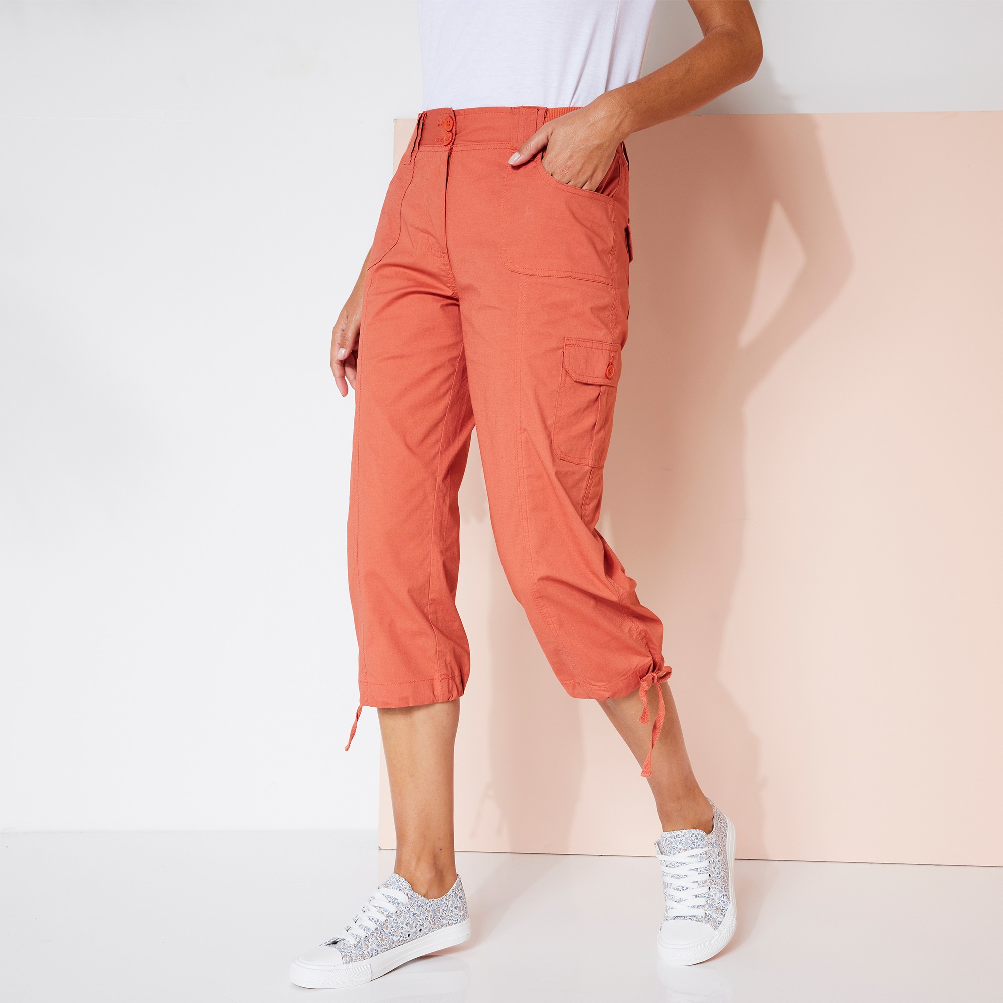 Pantacourt Ceinture Maille - Blancheporte