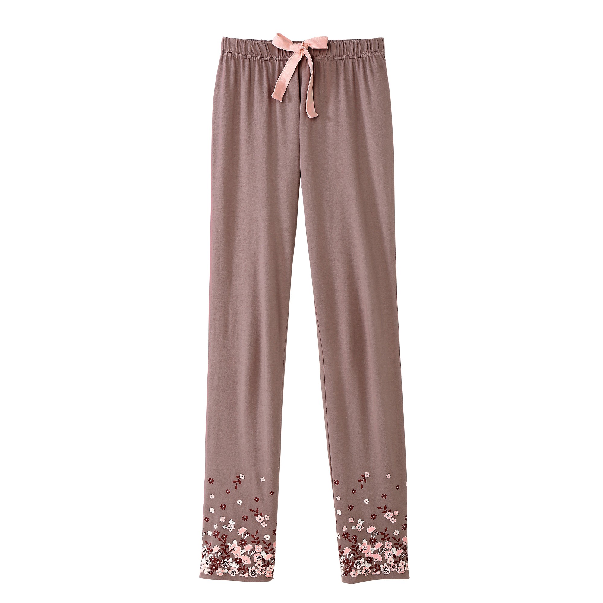 Pantalon Base Fleurie, Jersey Coton - Blancheporte
