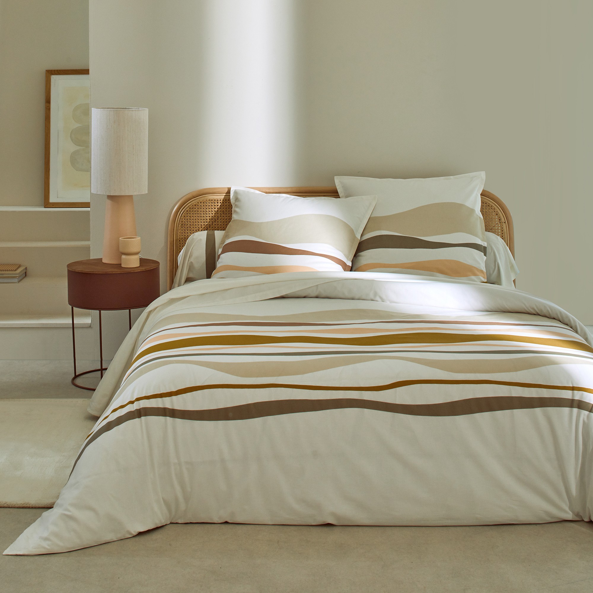 Linge De Lit Ondée Imprimé Vague - En Coton - Blancheporte