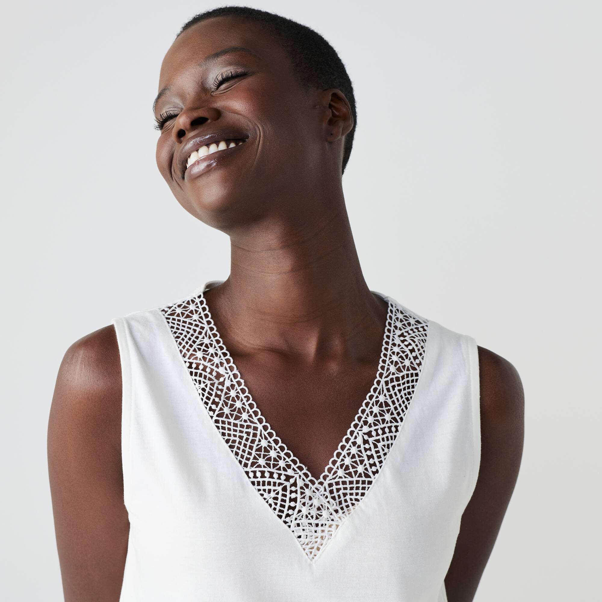 Top/débardeur ASOS fluide écru taille 44 neuf