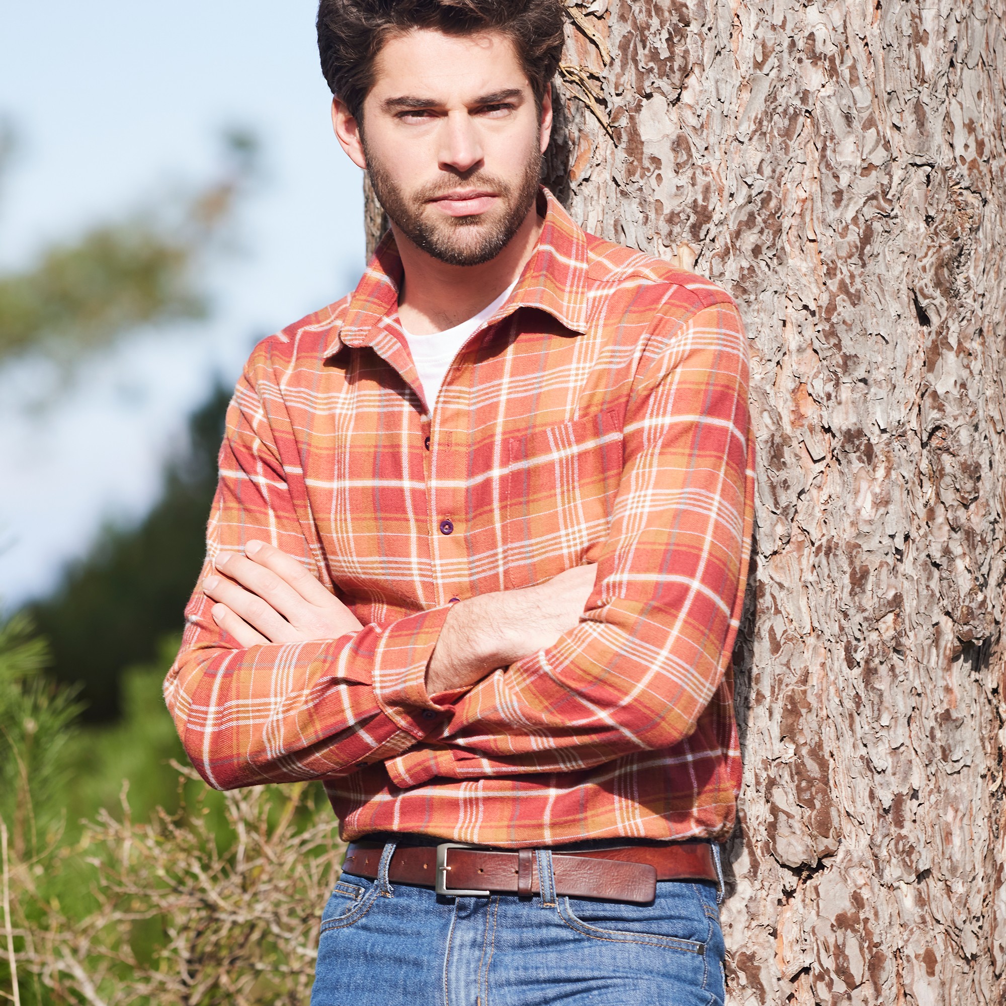 Chemise Extra-longue Carreaux Flanelle - Blancheporte