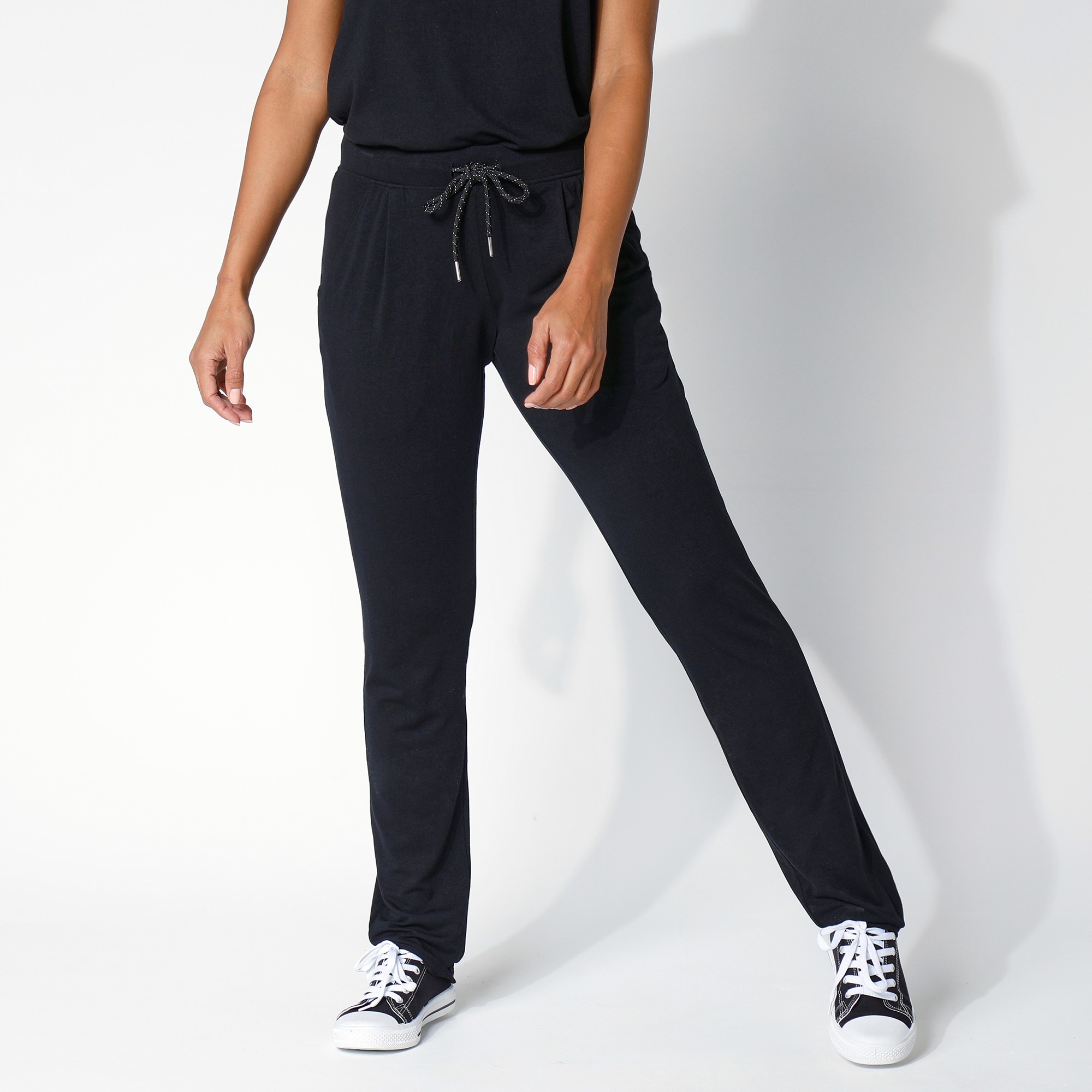 Pantalon Maille Fluide Uni - Blancheporte