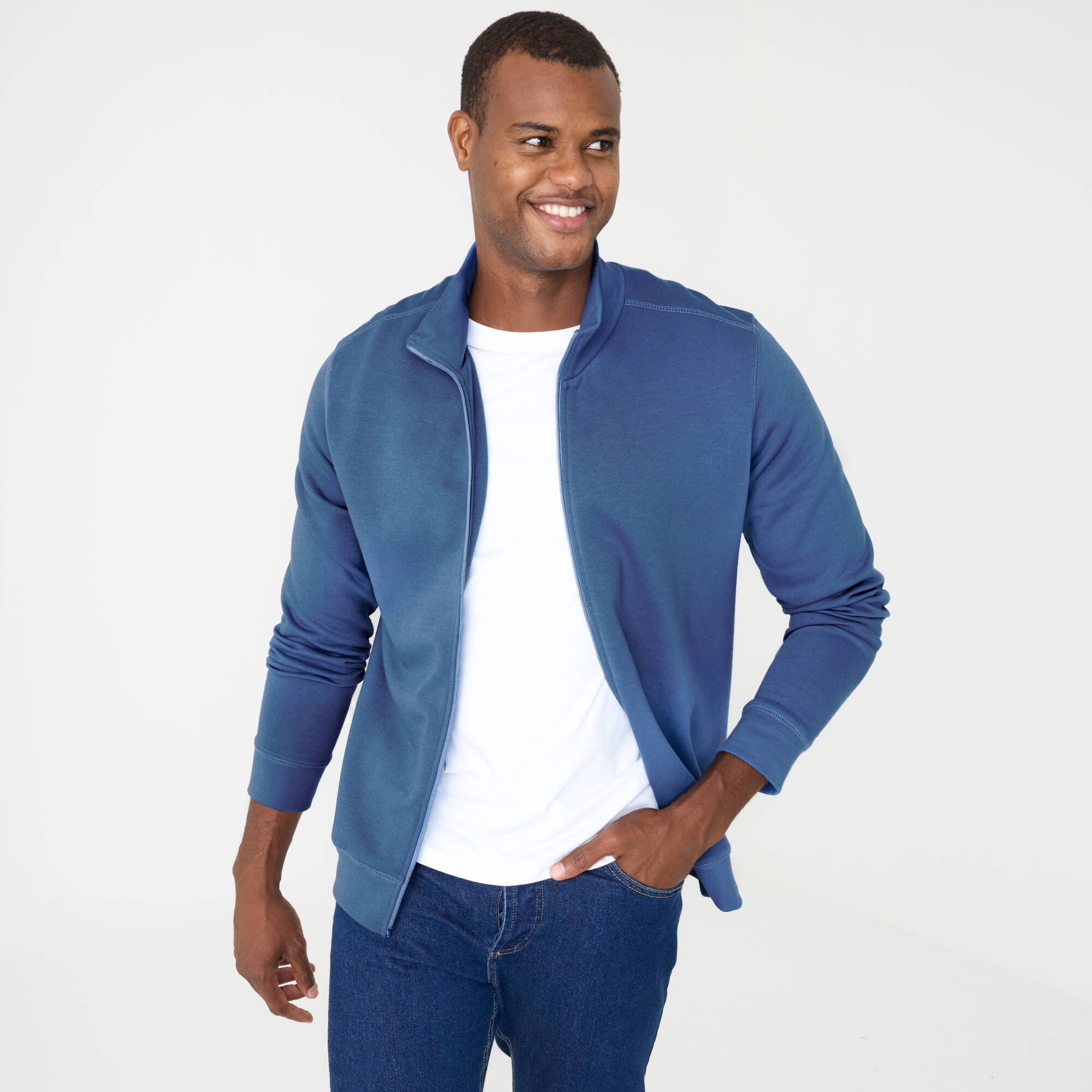 Sweat entirement zipp uni - Blancheporte 28$