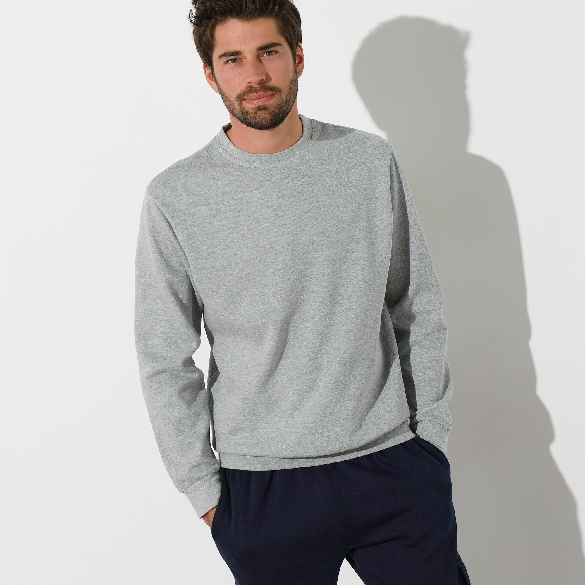 Sweat Molleton Col Rond - Blancheporte