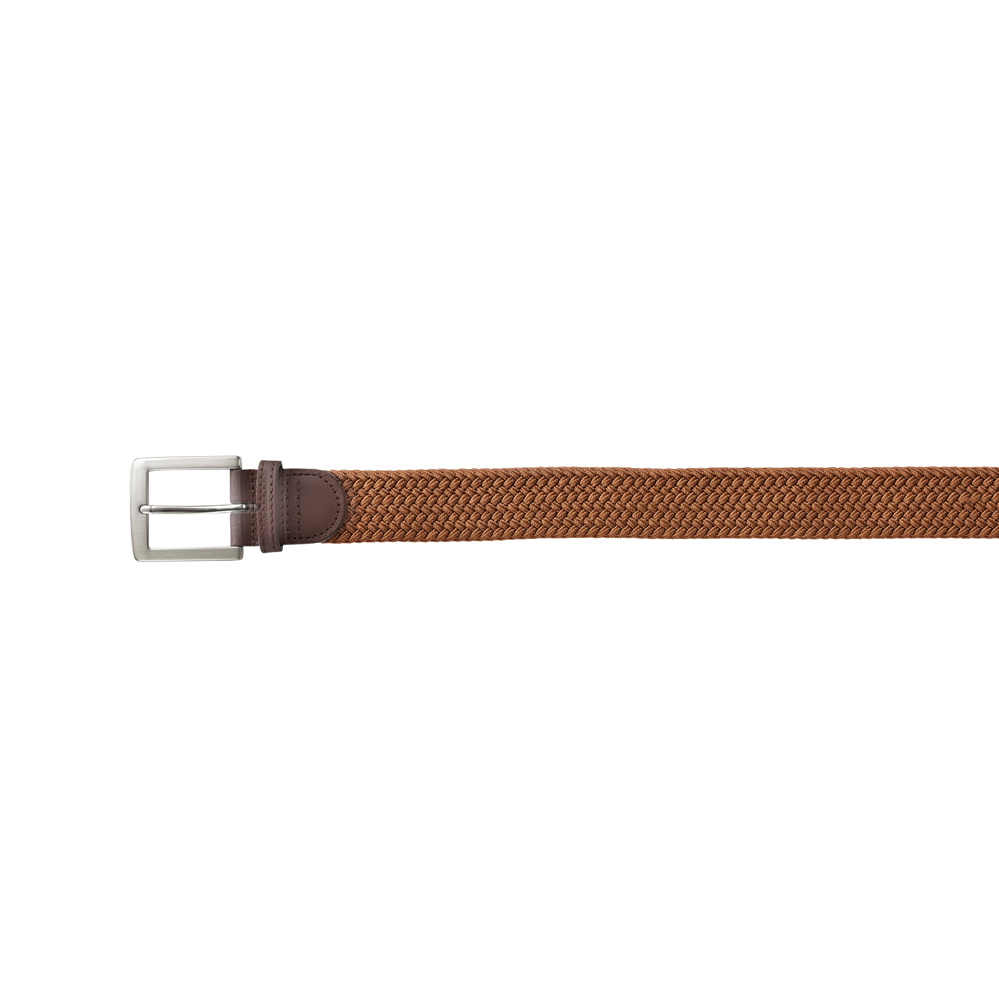Ceinture Tressée Extensible Finitions Cuir - Blancheporte