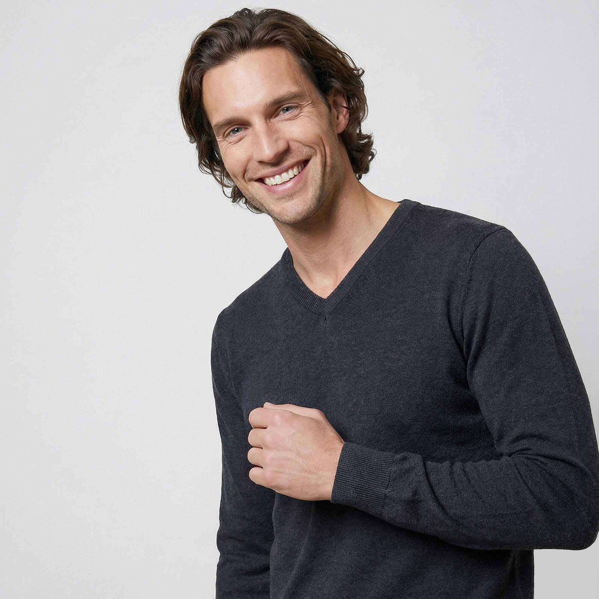 Pull col V 80 laine - Blancheporte 40 €