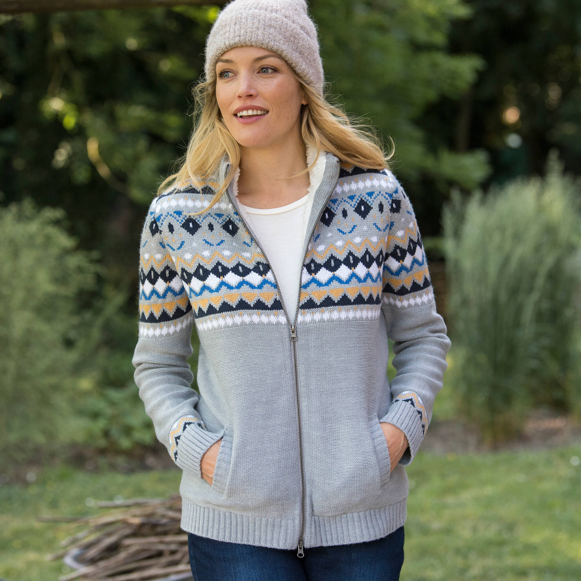 Gilet zippé femme blancheporte new arrivals