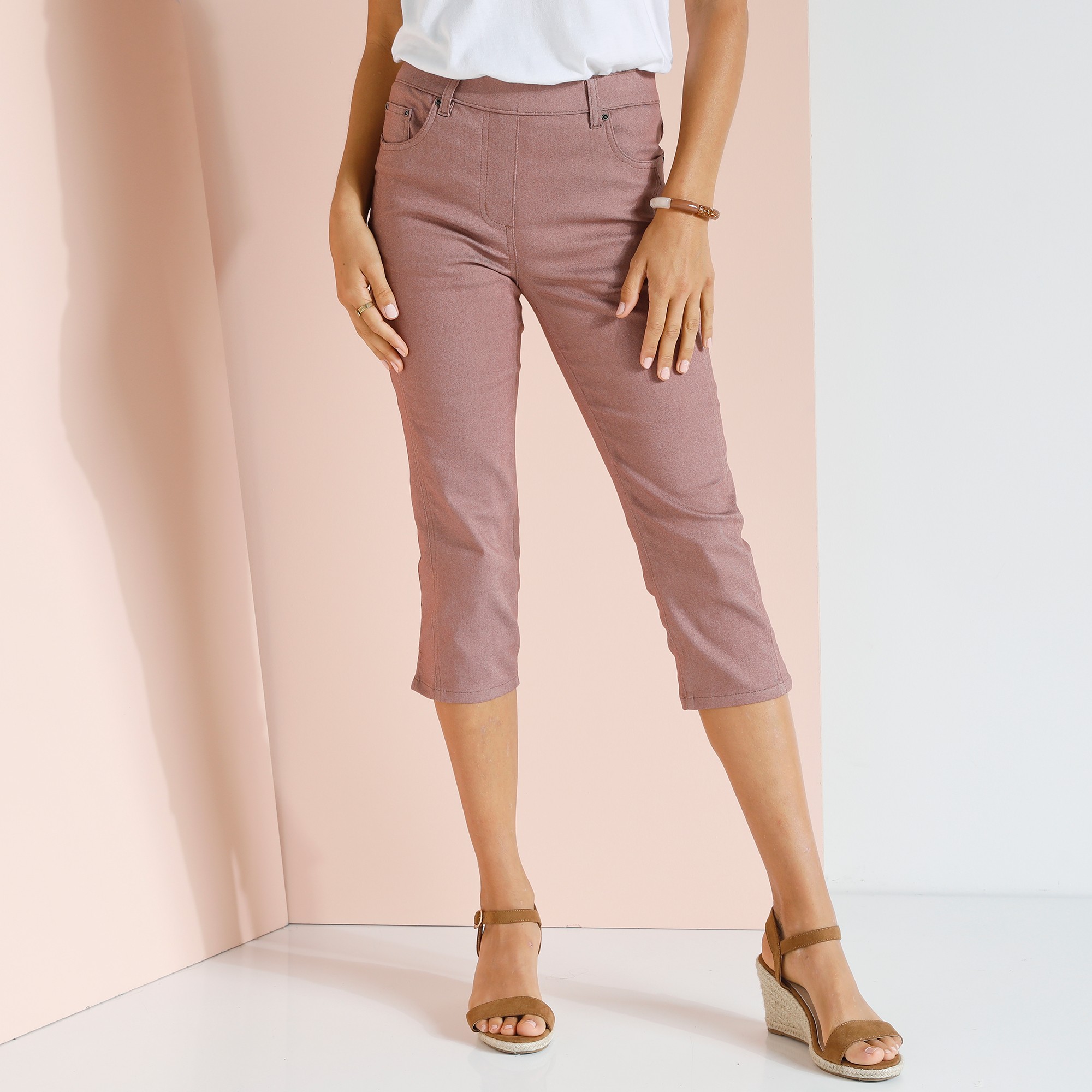 Corsaire Stretch Coutures Affinantes - Blancheporte