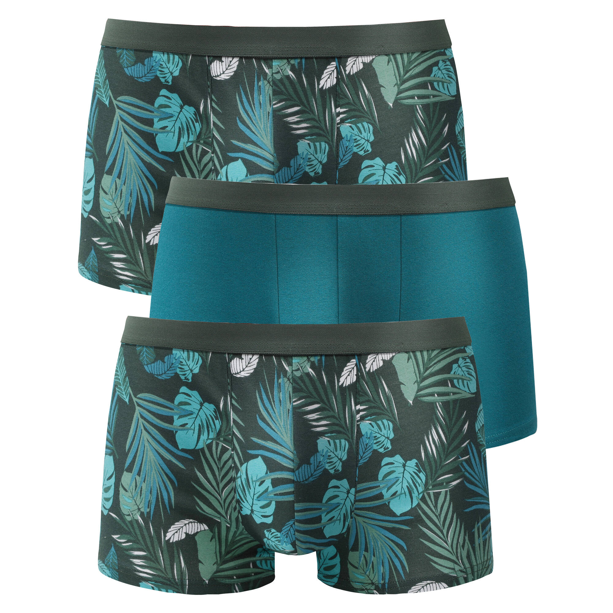 Boxer imprimé feuillage - lot de 3 - Blancheporte