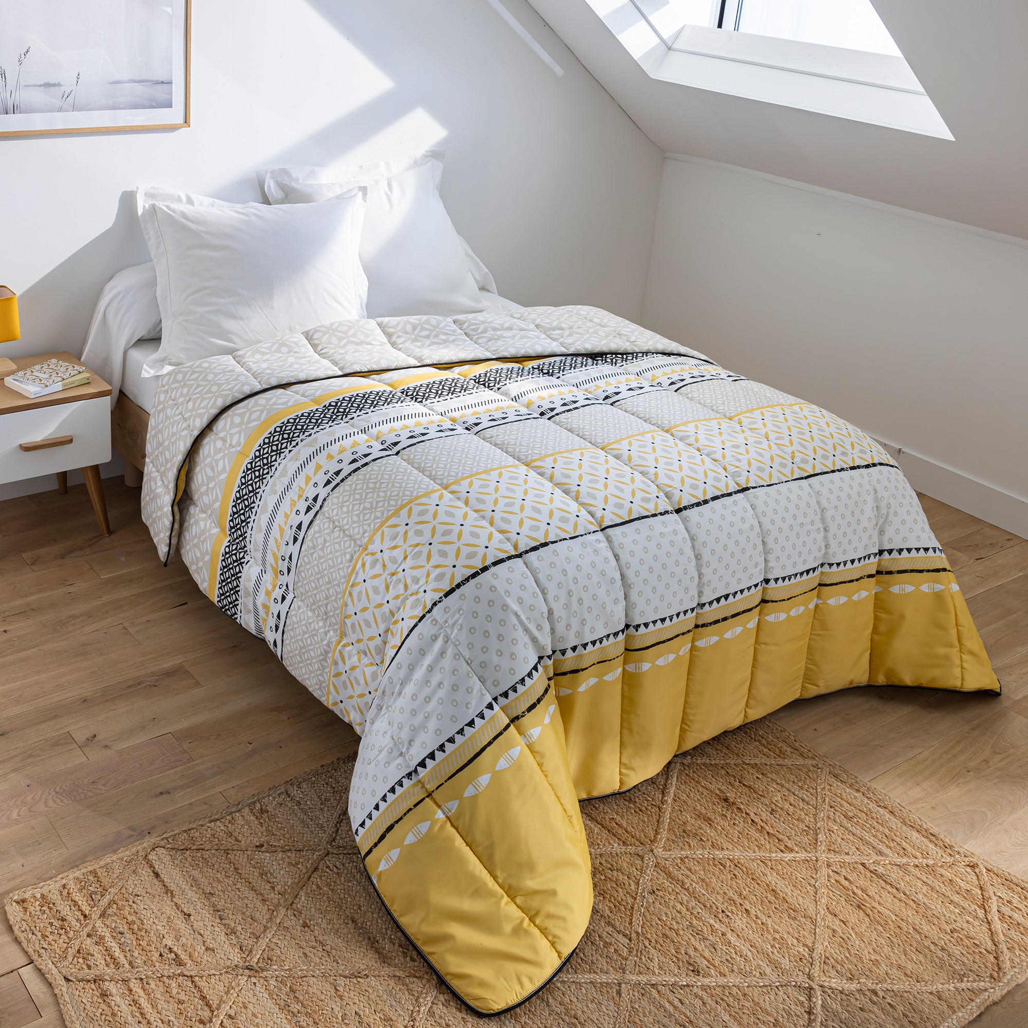 Couette Microfibre Imprimée Blanca 200g/m2 - Blancheporte