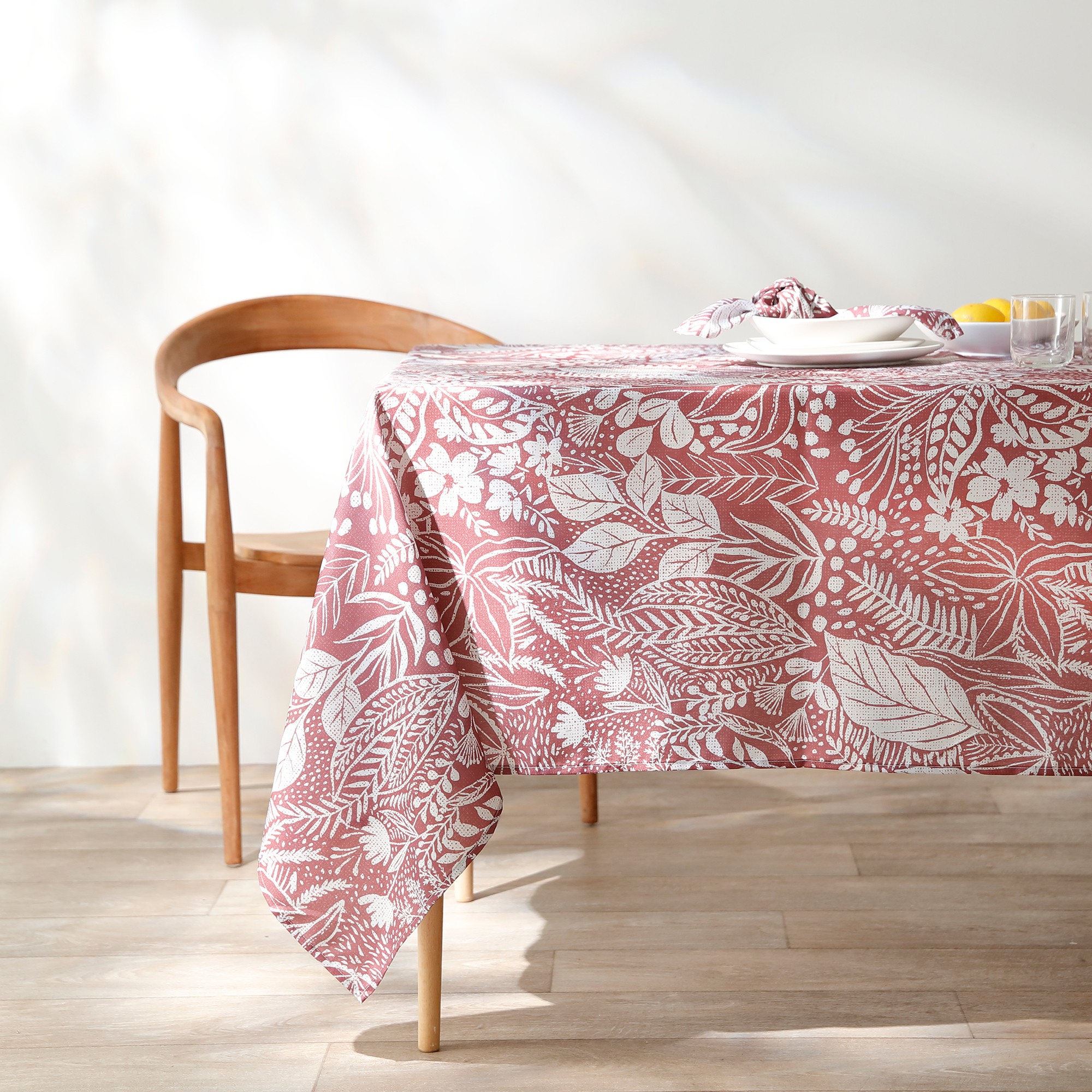 Nappe Anti-taches Motif Floral - Blancheporte