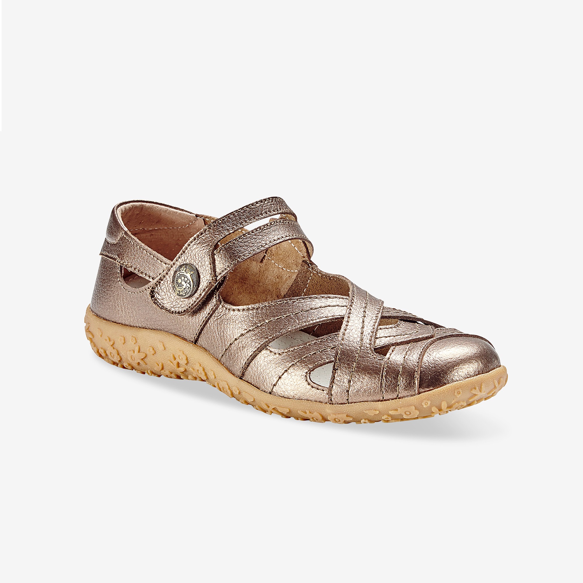 Babies Confort En Cuir Ultra-souple - Bronze - Blancheporte