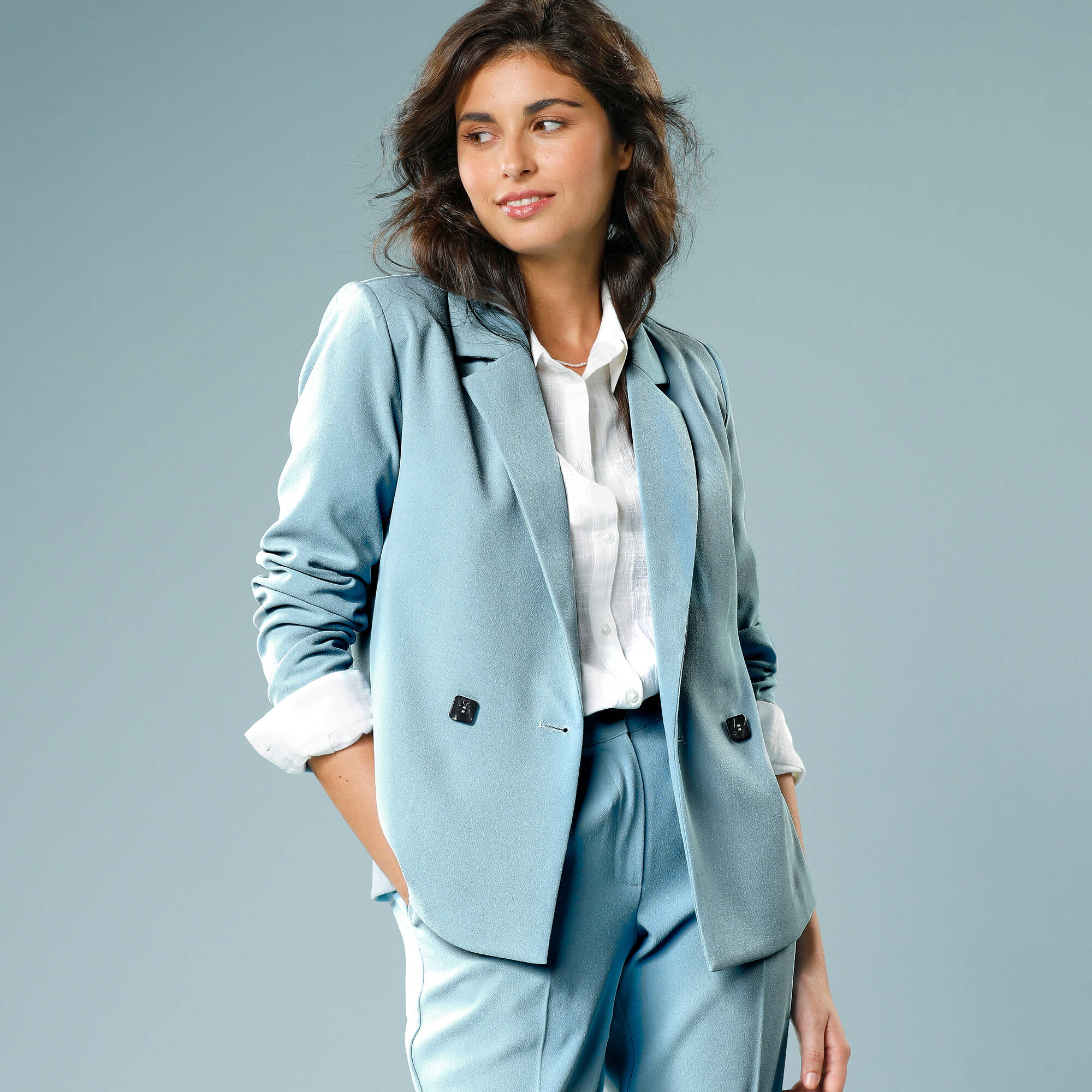 Veste blazer, Spécial Petites - Blancheporte