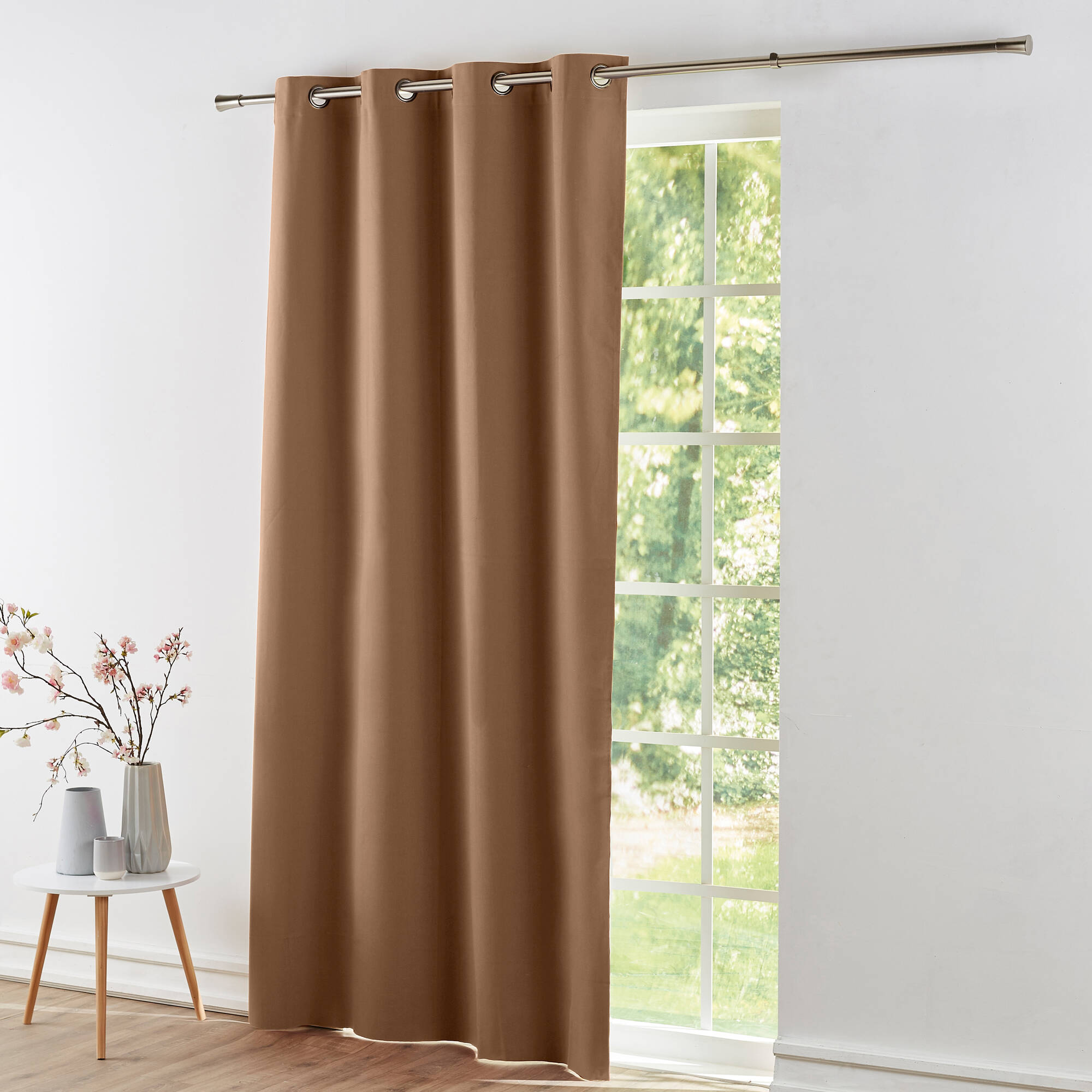 Rideau occultant bachette uni - Blancheporte