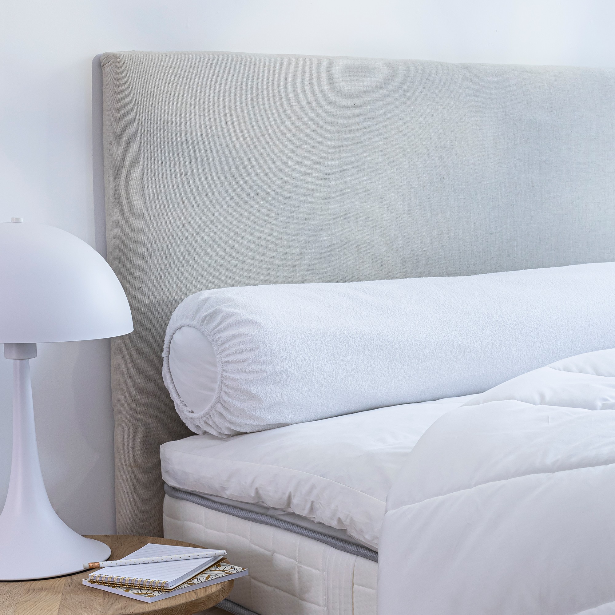 Sous-taie De Traversin Molleton Absorbant - Lot De 2 - Blancheporte