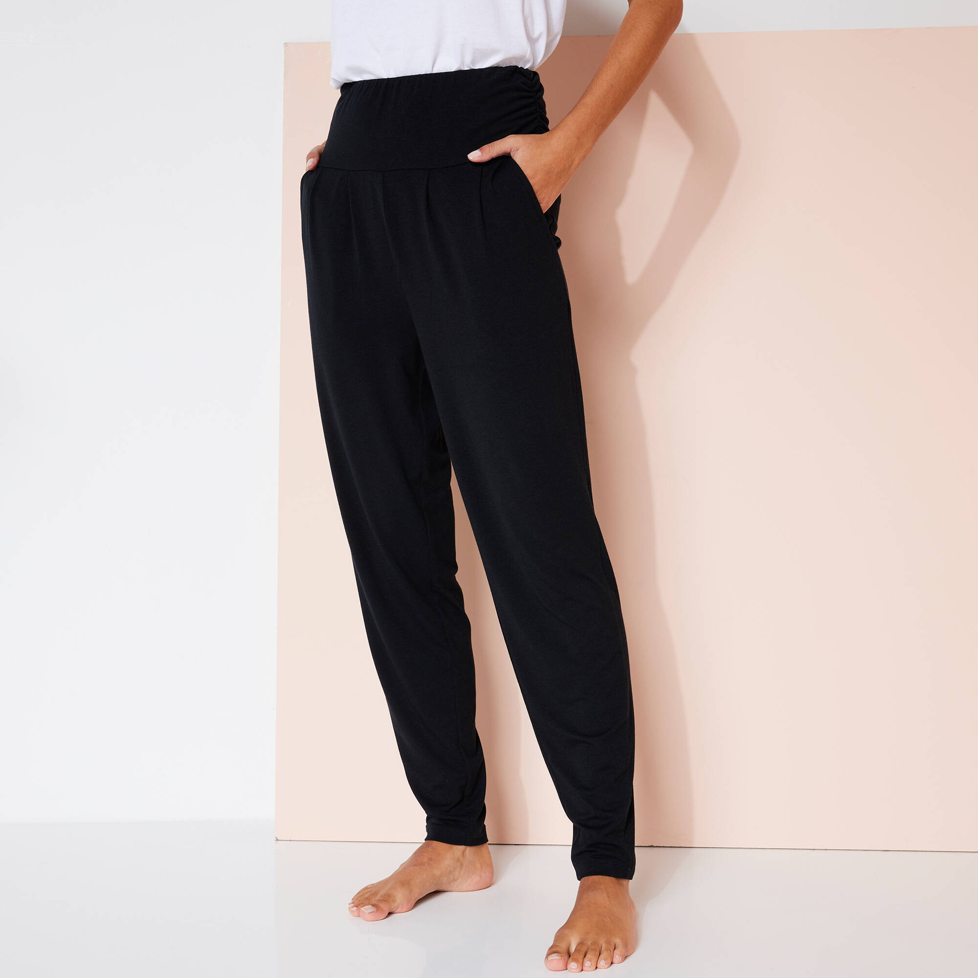 Pantalon de yoga en maille, coupe ultra confort - Blancheporte