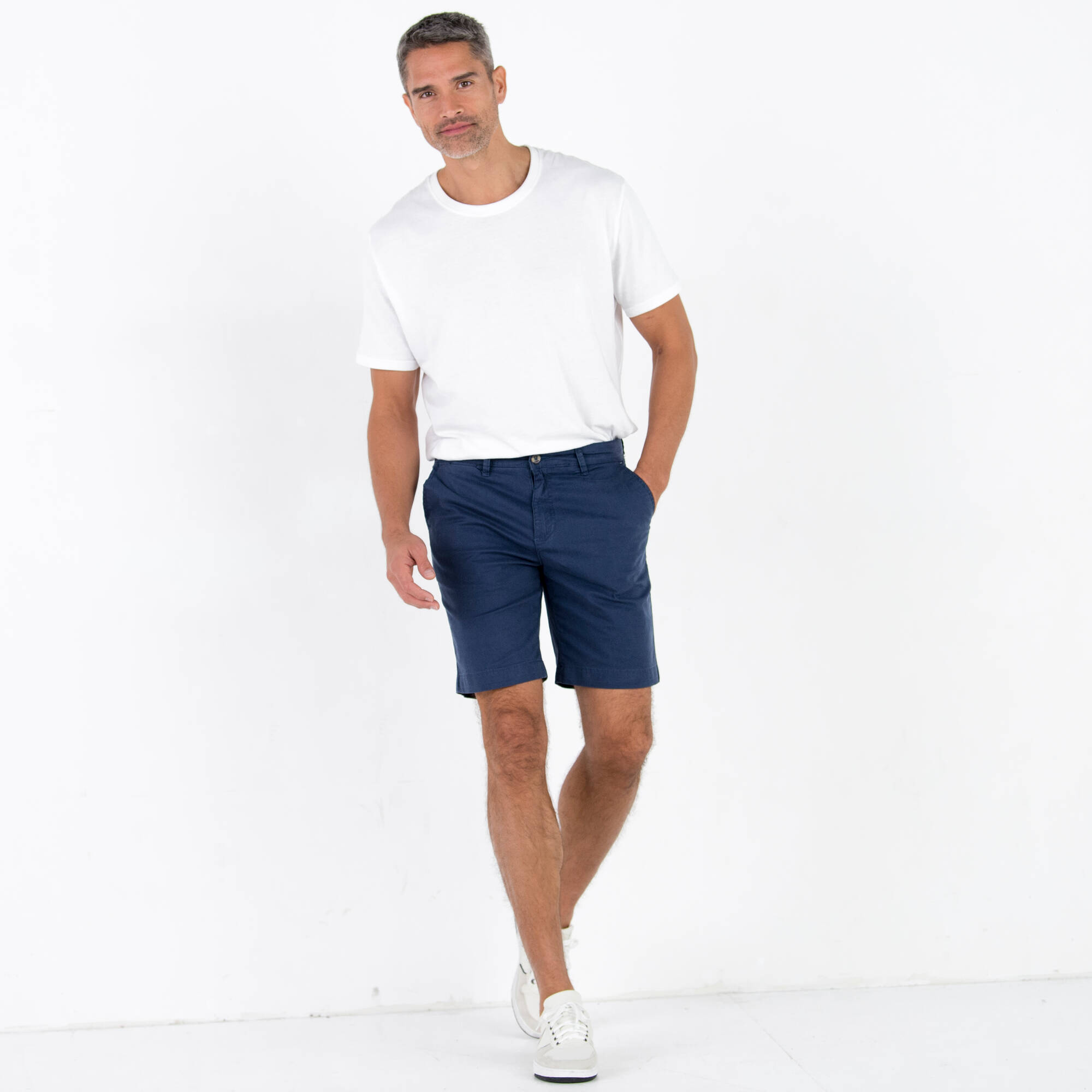 Bermuda chino arrondi sous le ventre - Blancheporte 33$