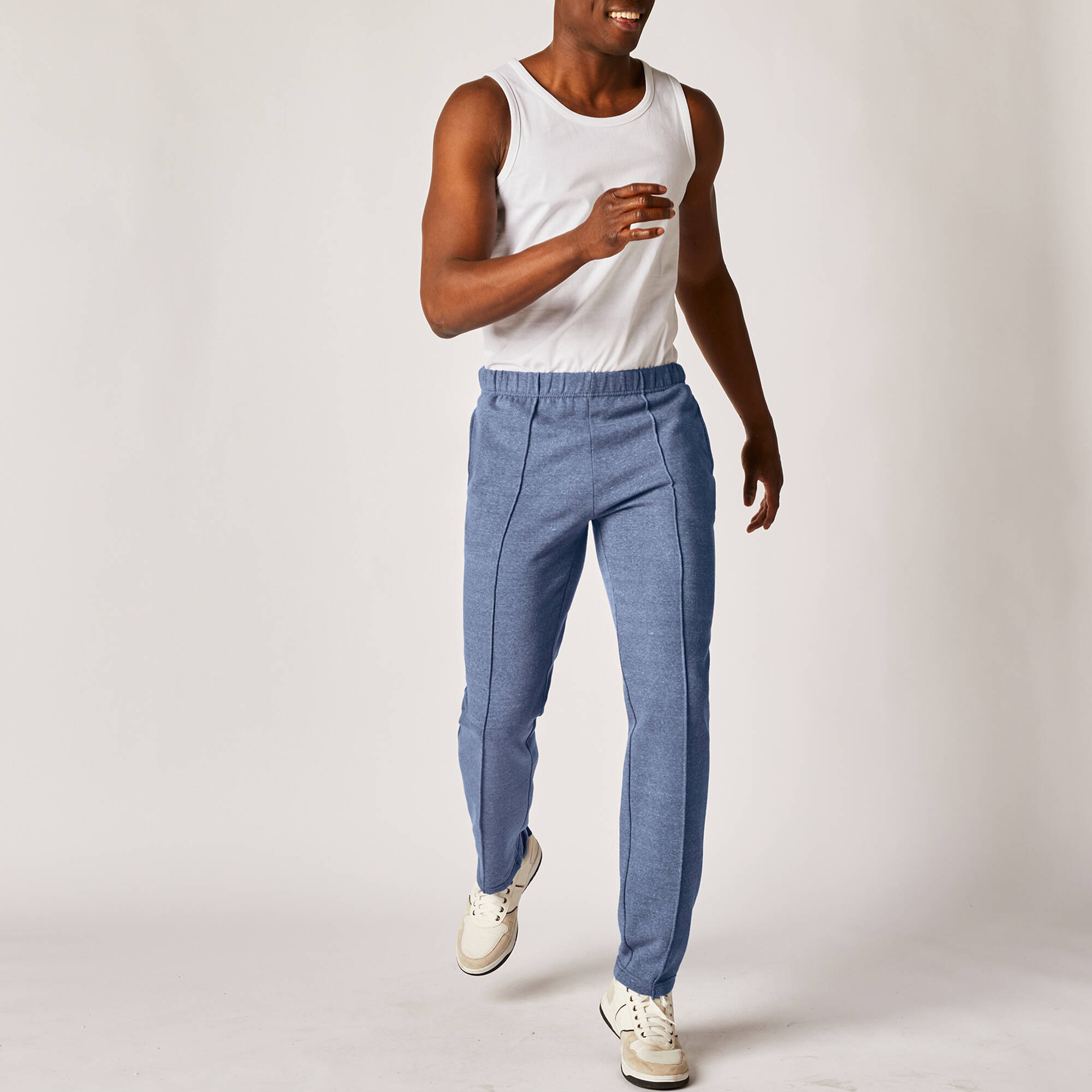 Pantalon loisirs molleton bas droits - Blancheporte 26$